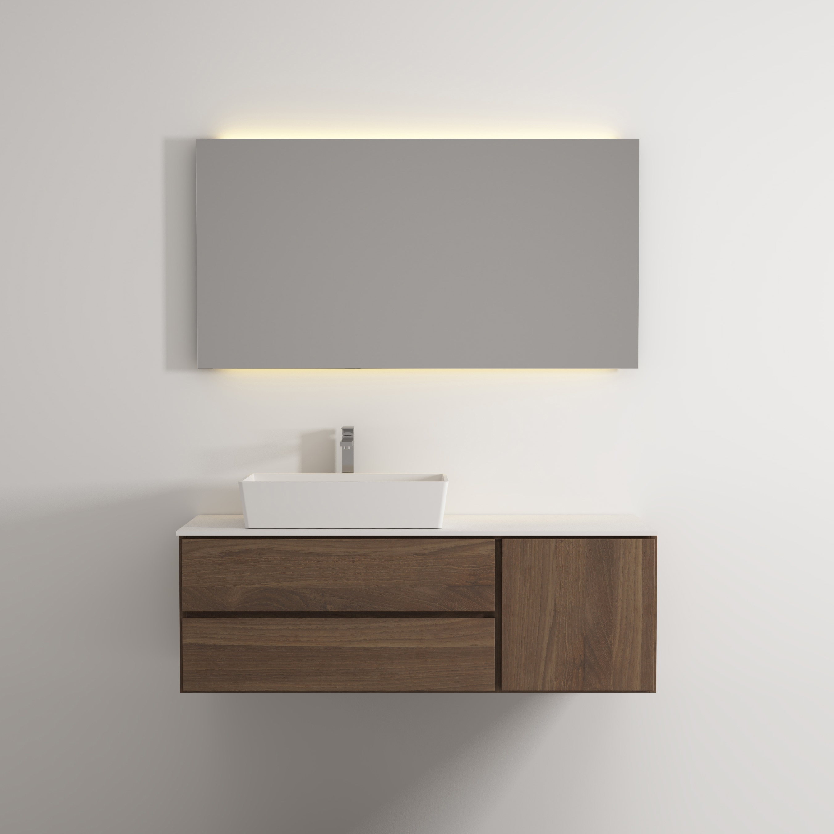Mostra il prodotto Move hanging cabinet 2 drawers 1 right door single washbasin del produttore Idi Studio