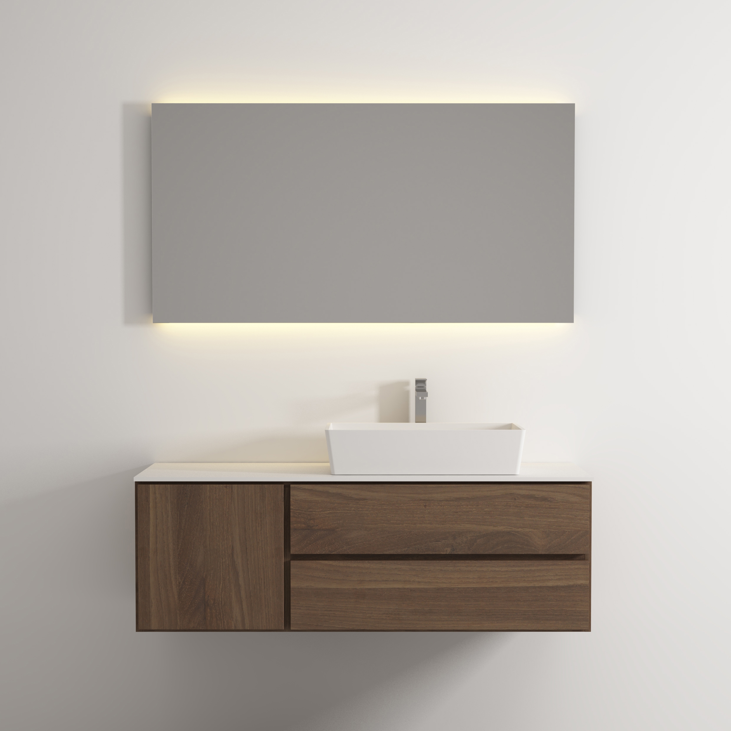 Mostra il prodotto Move hanging cabinet 2 drawers 1 left door single washbasin del produttore Idi Studio