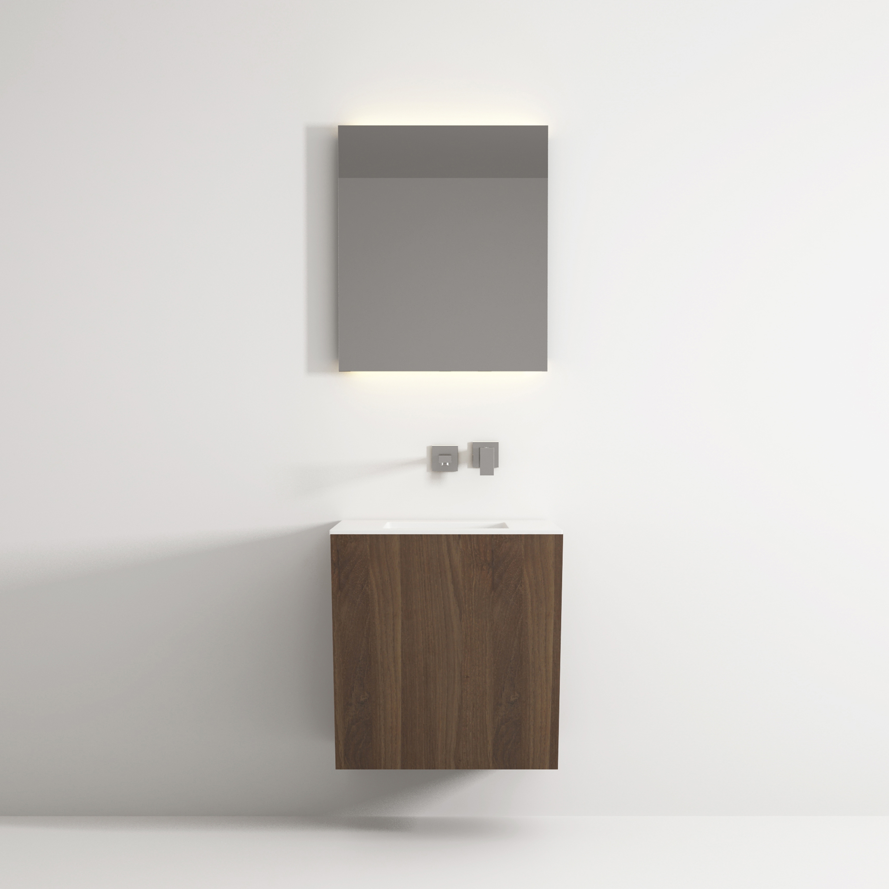 Mostra il prodotto Root hanging cabinet 4 racks integrated washbasin del produttore Idi Studio