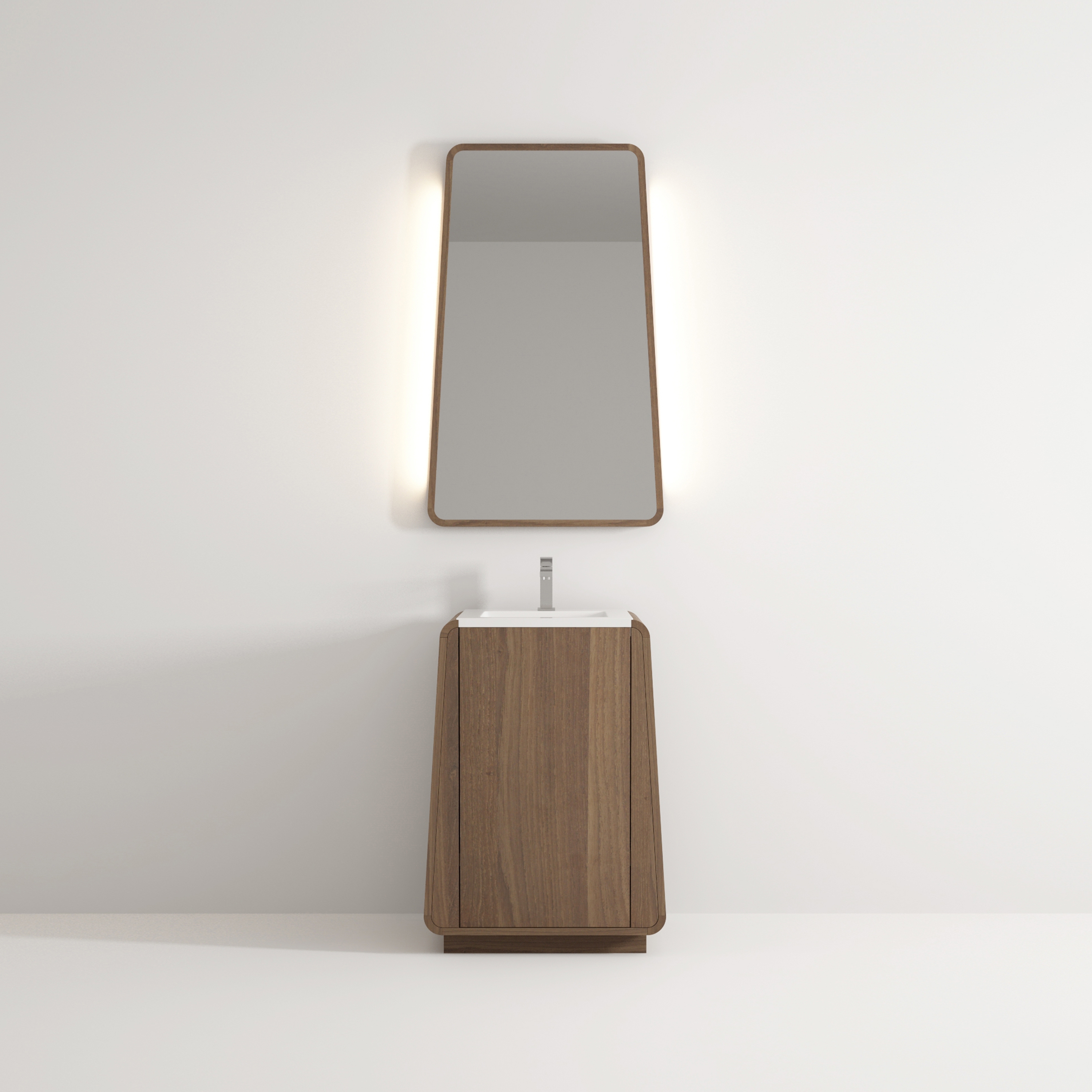 Totem standing basin