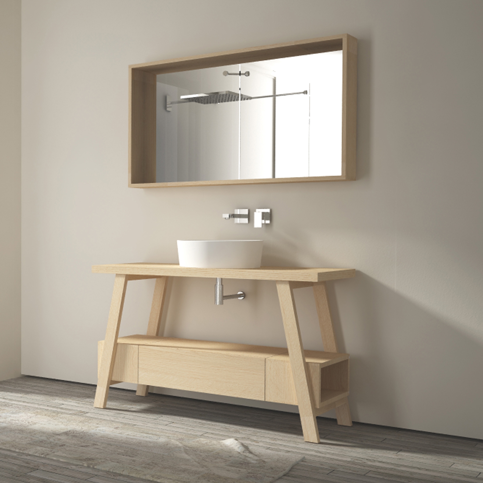 Mostra il prodotto Grain cabinet 1 drawer / 2 racks del produttore Idi Studio
