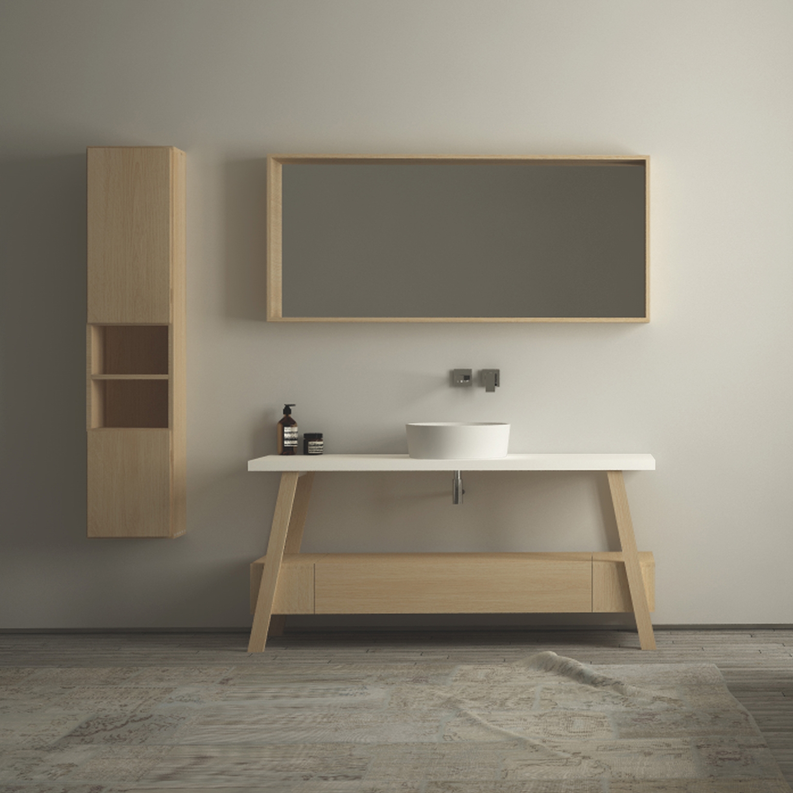 Mostra il prodotto Grain cabinet 1 drawer / 2 racks del produttore Idi Studio