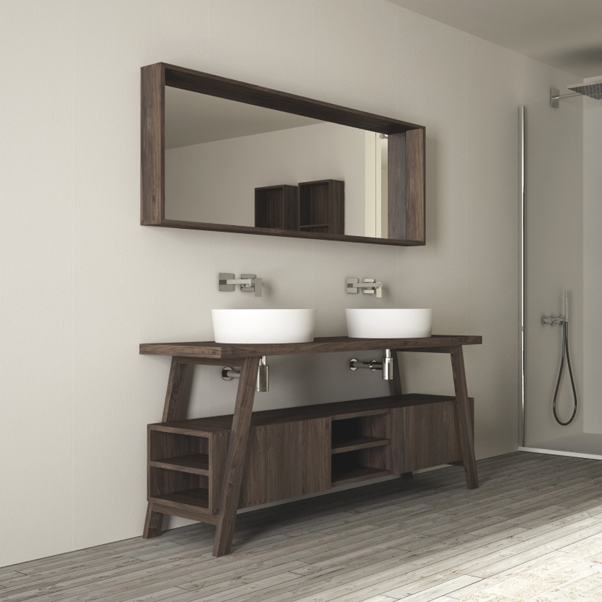 Mostra il prodotto Grain cabinet 2 doors / 6 racks del produttore Idi Studio