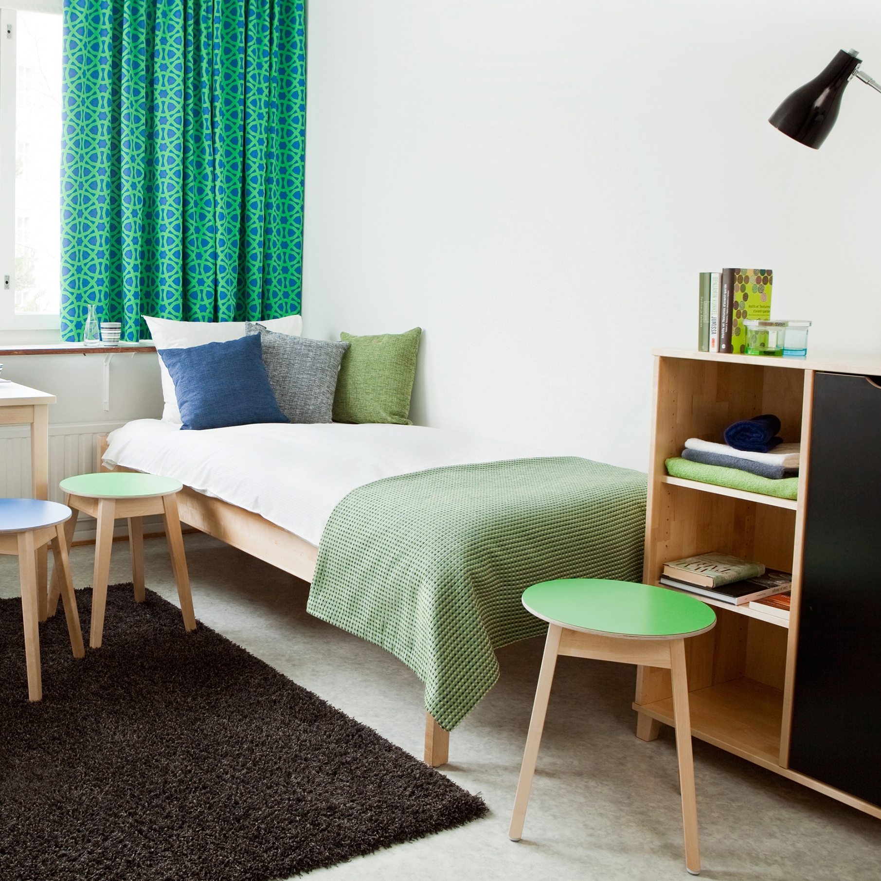 DORMITORIES AND RETIREMENT HOMES – FURNITURE FOR BEDROOMS