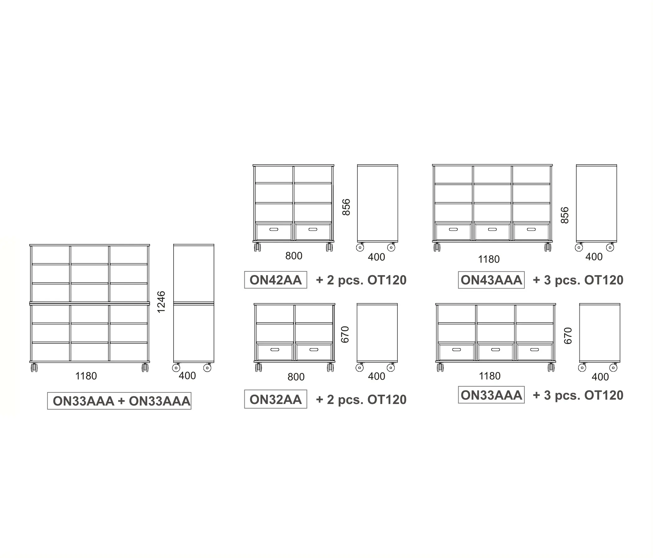Woodi - Onni modular cabinet ON32AA