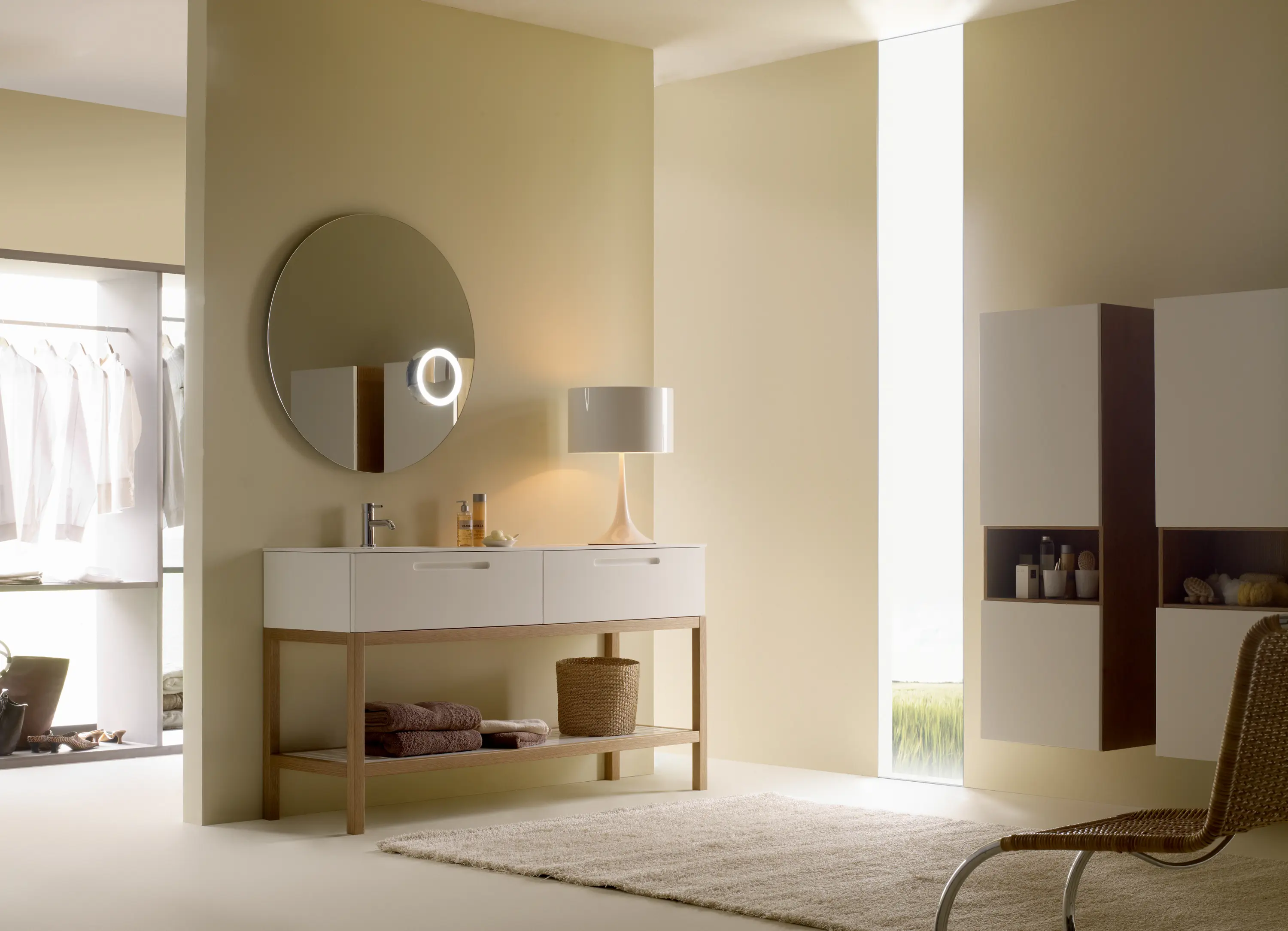 CODIS BATH - Bamboo basin vanity unit