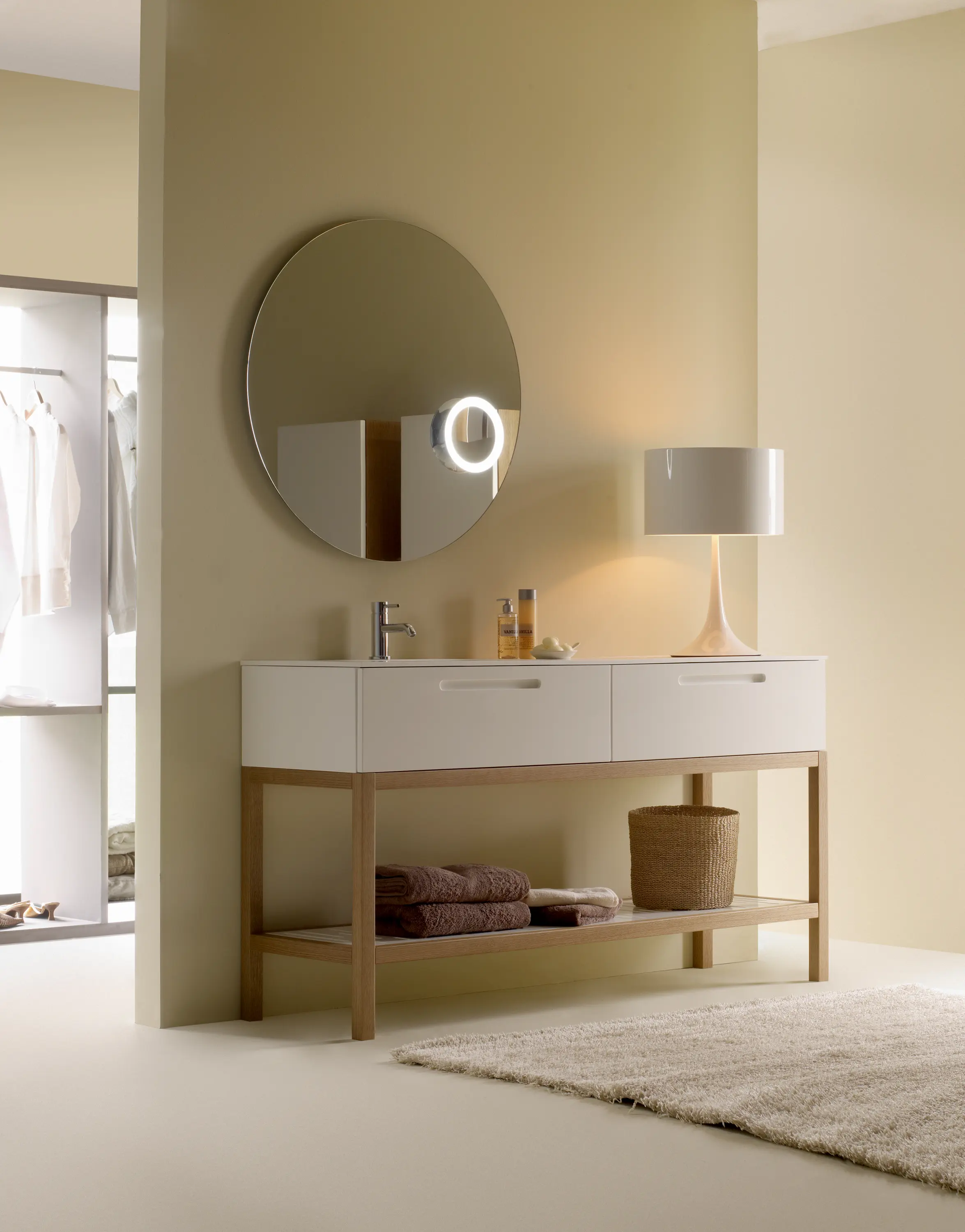 CODIS BATH - Bamboo basin vanity unit