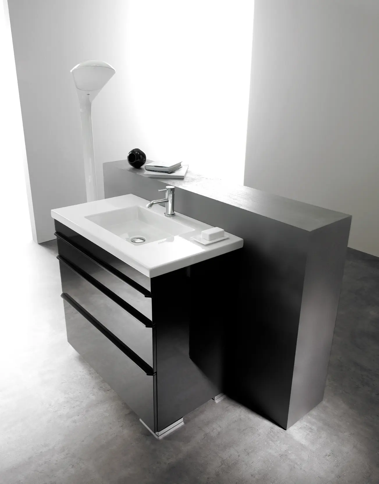CODIS BATH - Ticino basin vanity unit