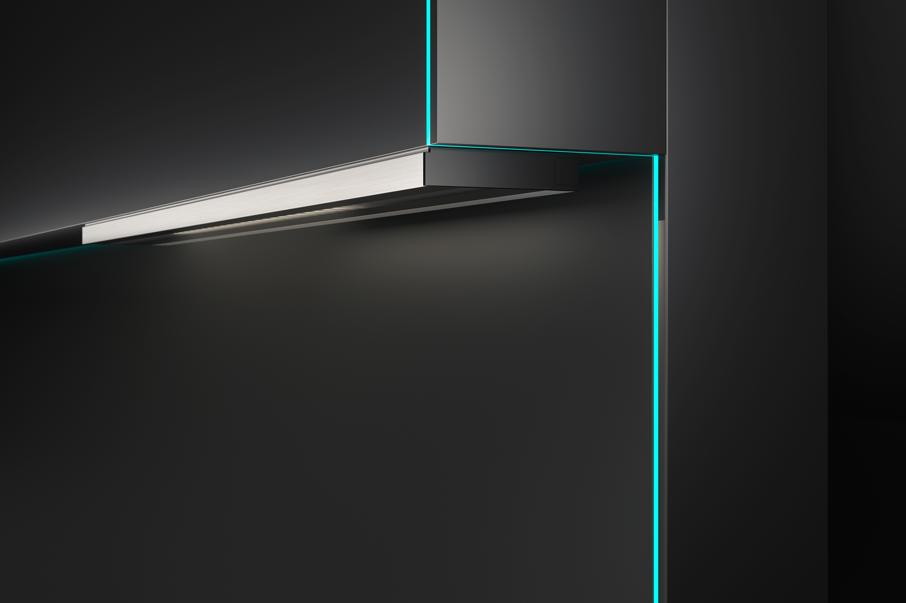 Mostra il prodotto AREA under cabinet lamp black 60 cm del produttore HOLY TRINITY