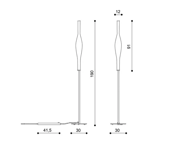 La Référence - Drop Floor lamp