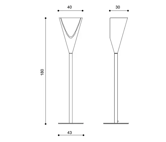 La Référence - Eclisse Floor lamp