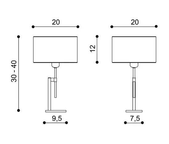 La Référence - Elios Table lamp
