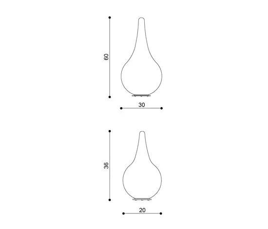 La Référence - Goccia Table lamp