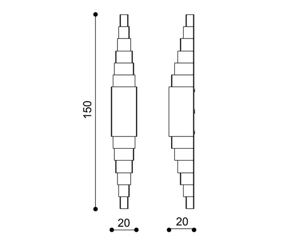 La Référence - Torch Wall lamp