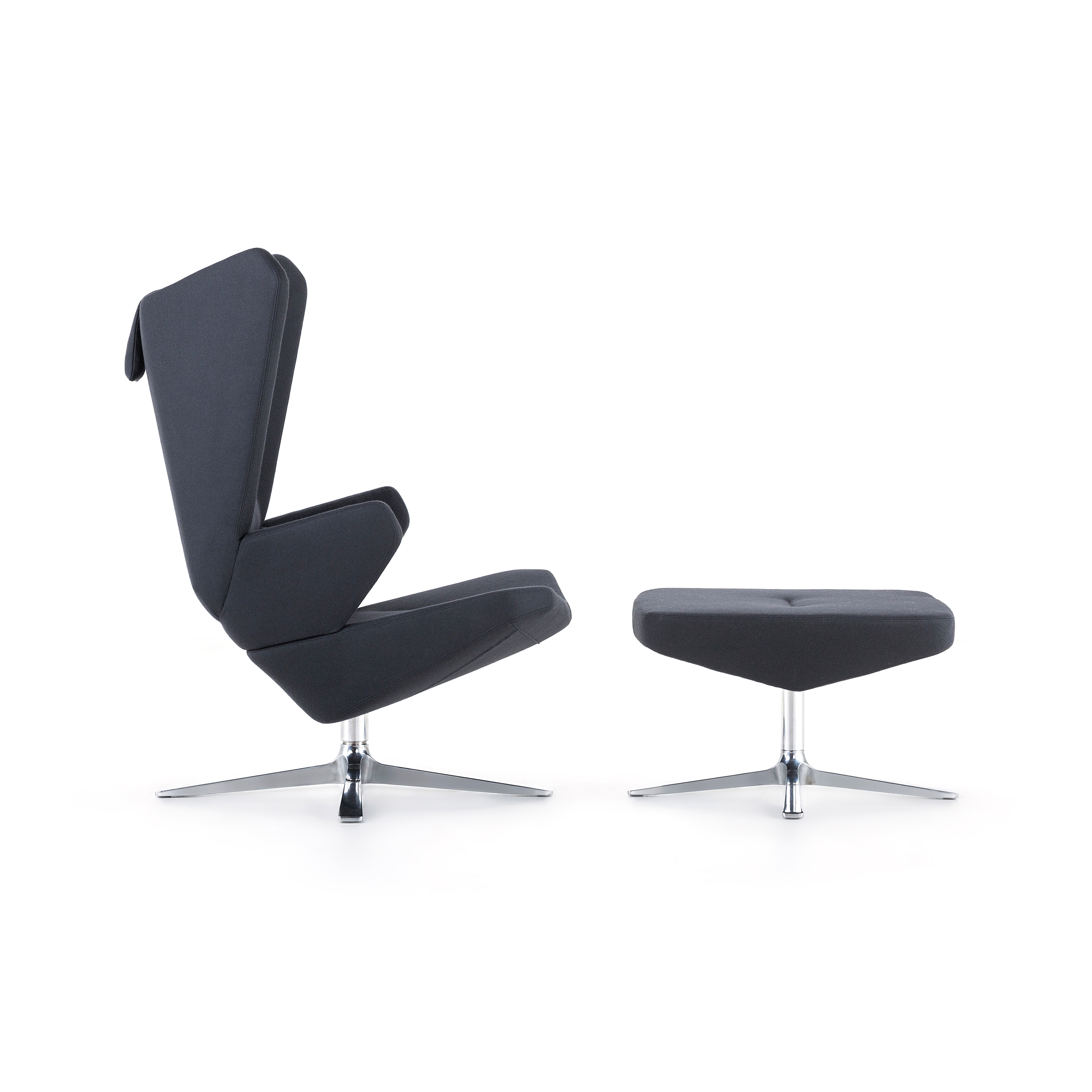 Display product Trifidae lounge chair | ottoman from manufacturer Prostoria