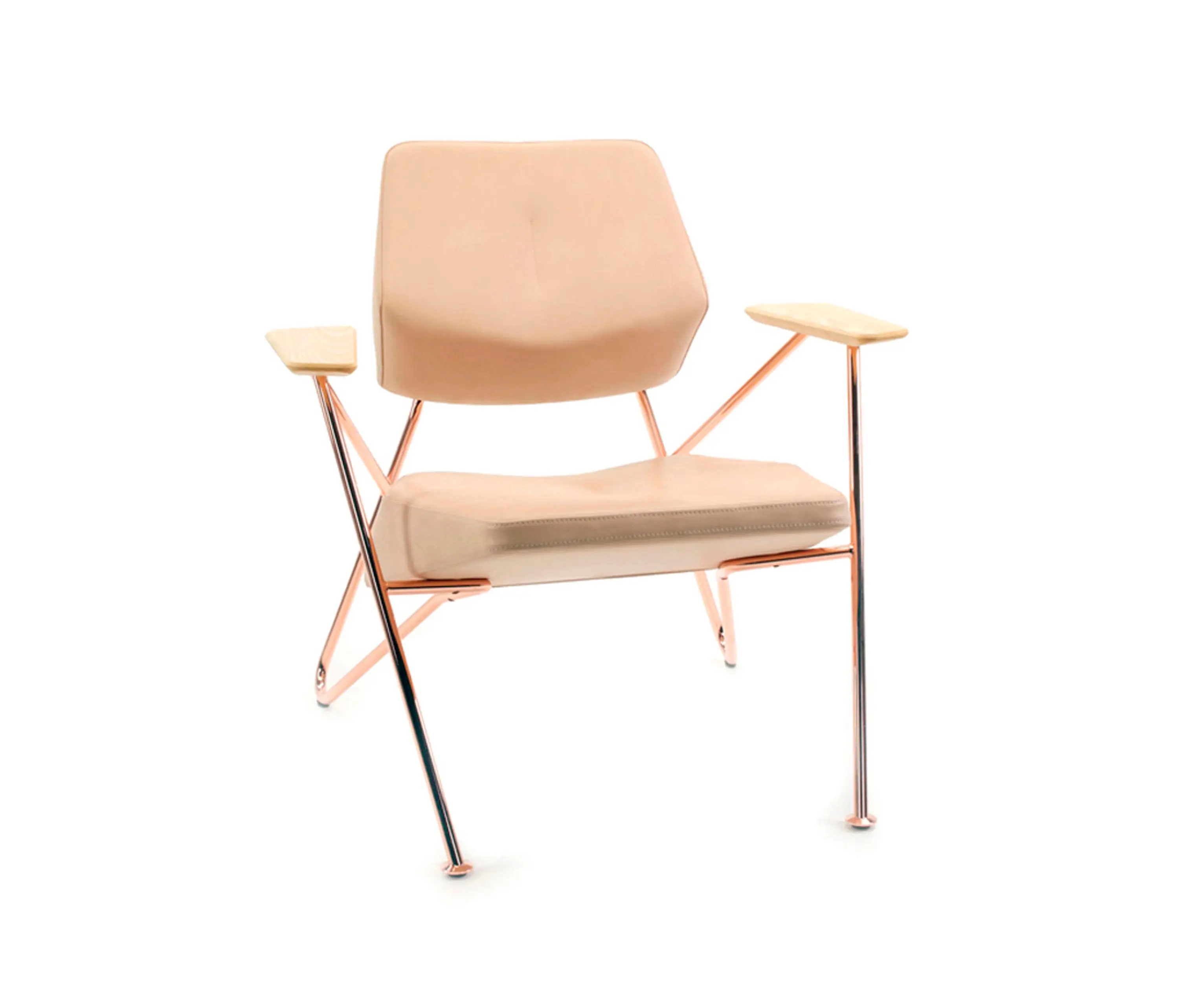 Prostoria - Polygon easy chair leather