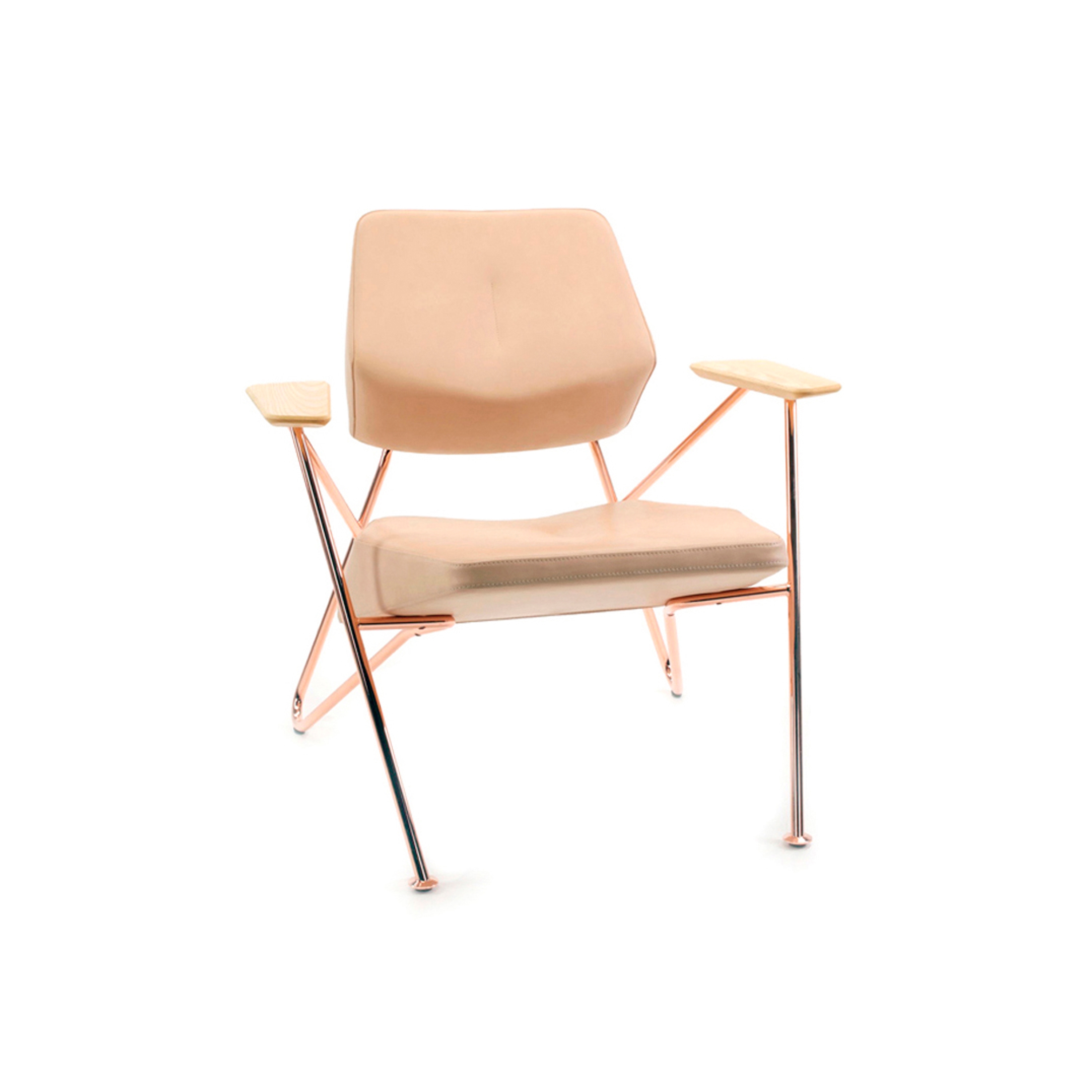 Polygon easy chair leather