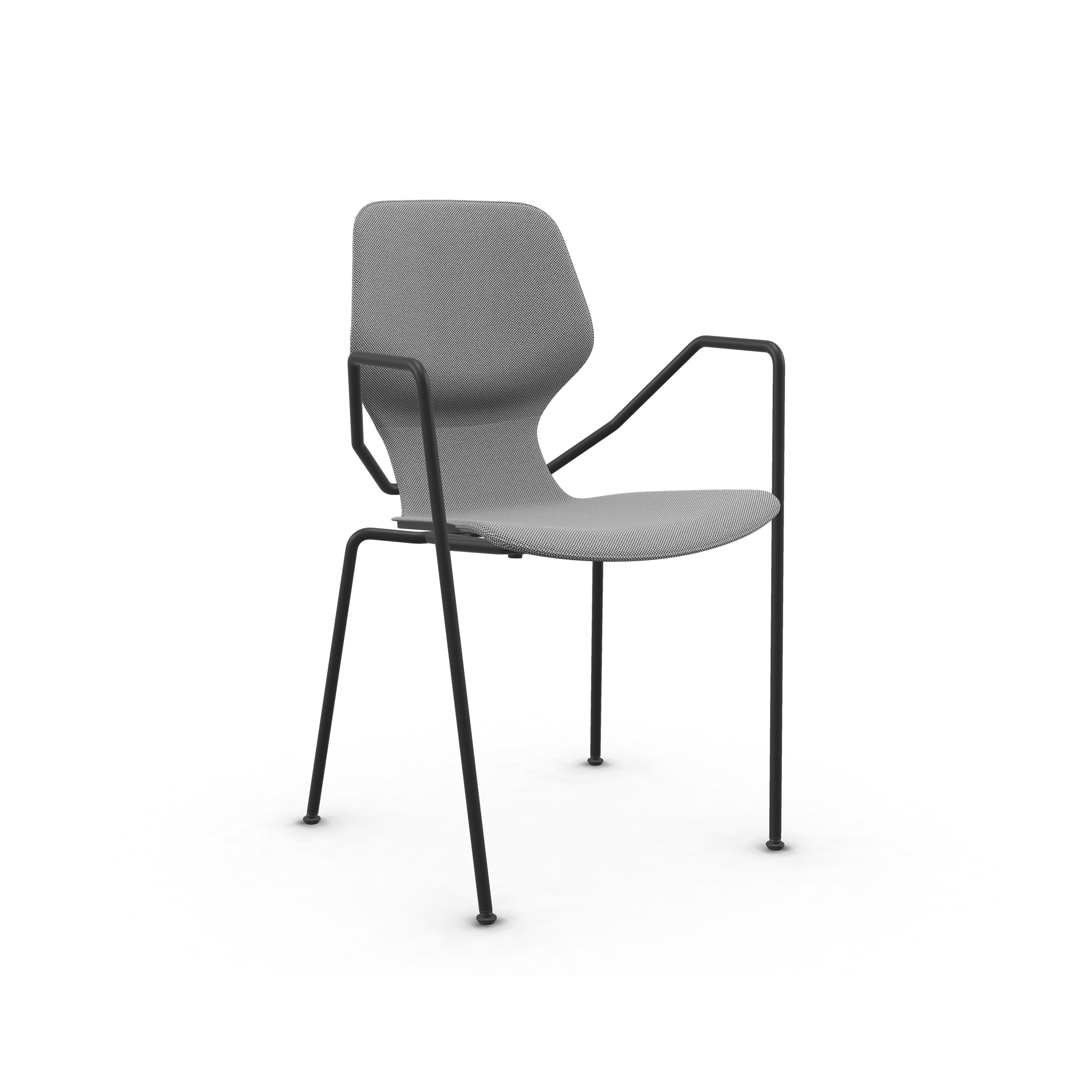 Mostra il prodotto Oblikant Chair Metal Legs O16 With Armrest And Cover del produttore Prostoria