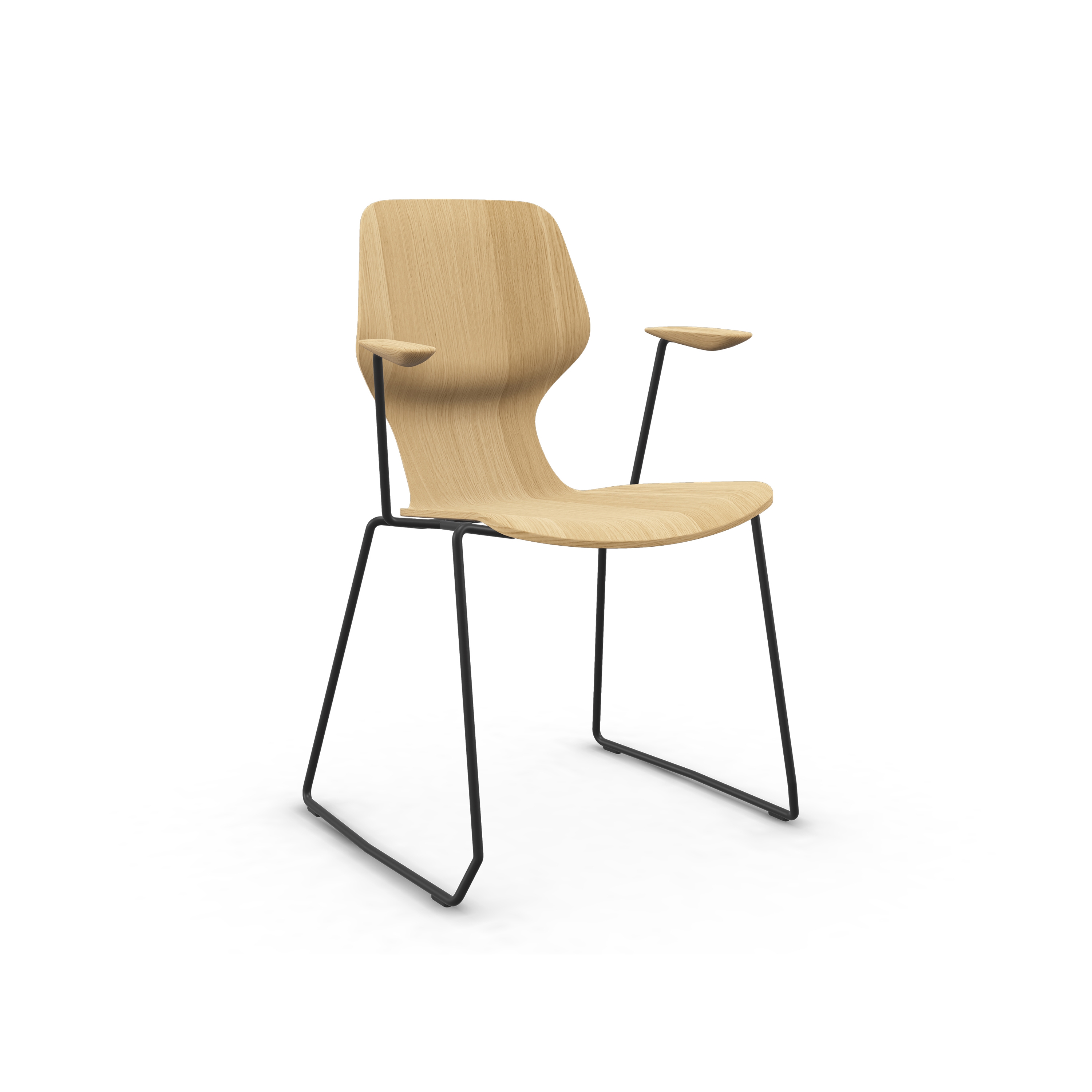 Produkt Oblikant Chair Sled Base O12 With Armrest des Herstellers Prostoria anzeigen