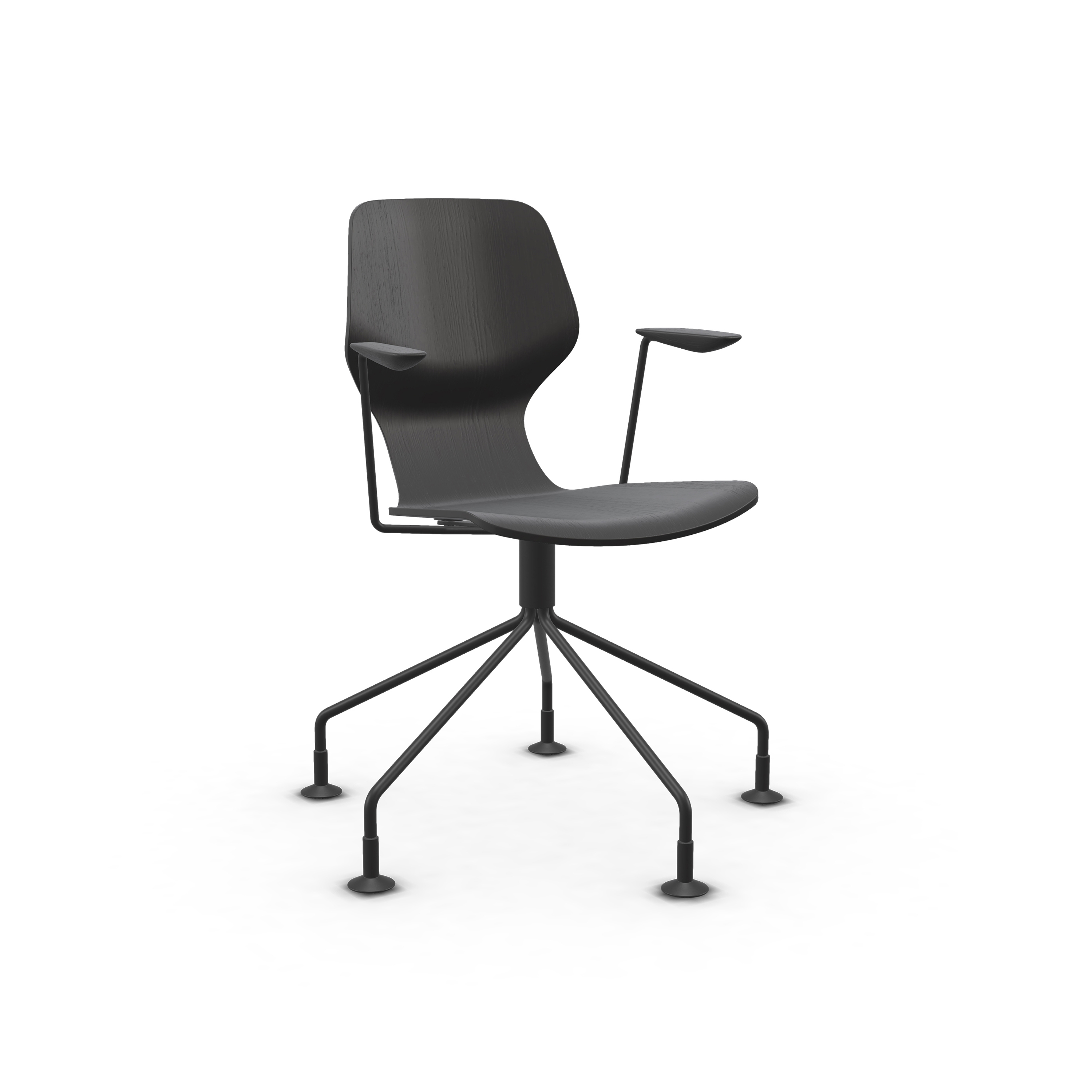 Produkt Oblikant Chair With Fixed Swivel Base And Armrest, 5 Legs des Herstellers Prostoria anzeigen