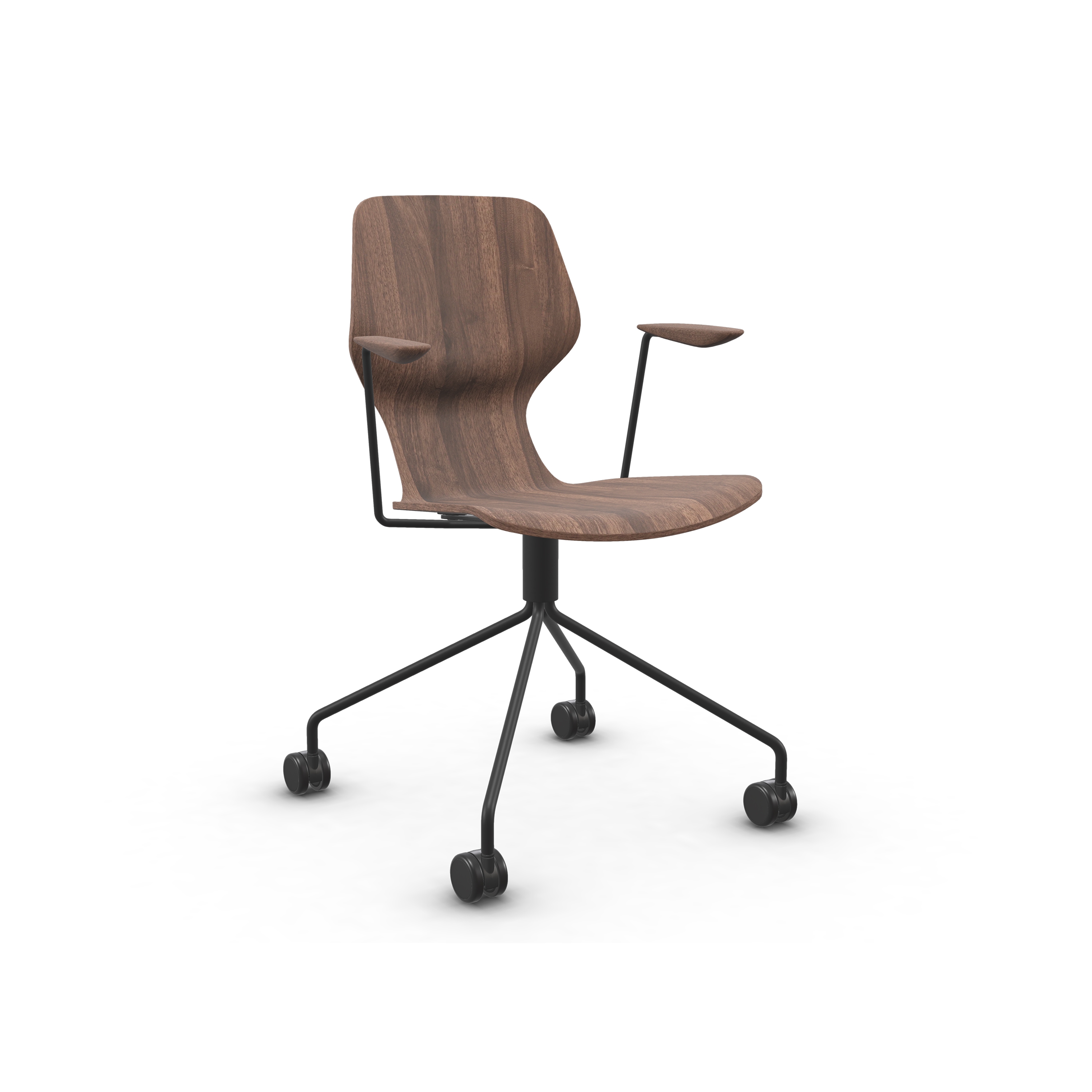 Produkt Oblikant Chair With Swivel Base And Armrests, 4 Castors des Herstellers Prostoria anzeigen