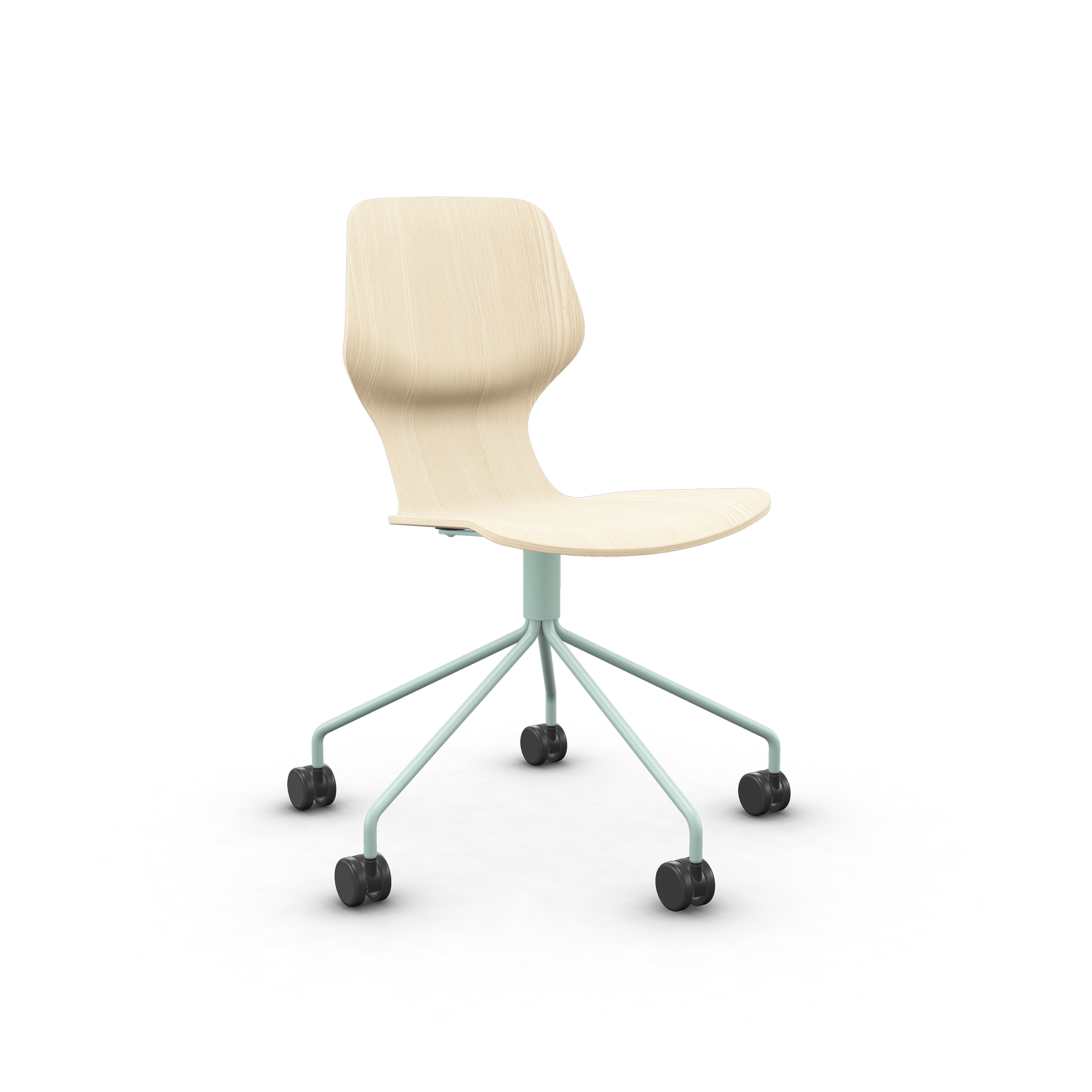 Mostra il prodotto Oblikant Chair With Swivel Base, 5 Castors del produttore Prostoria