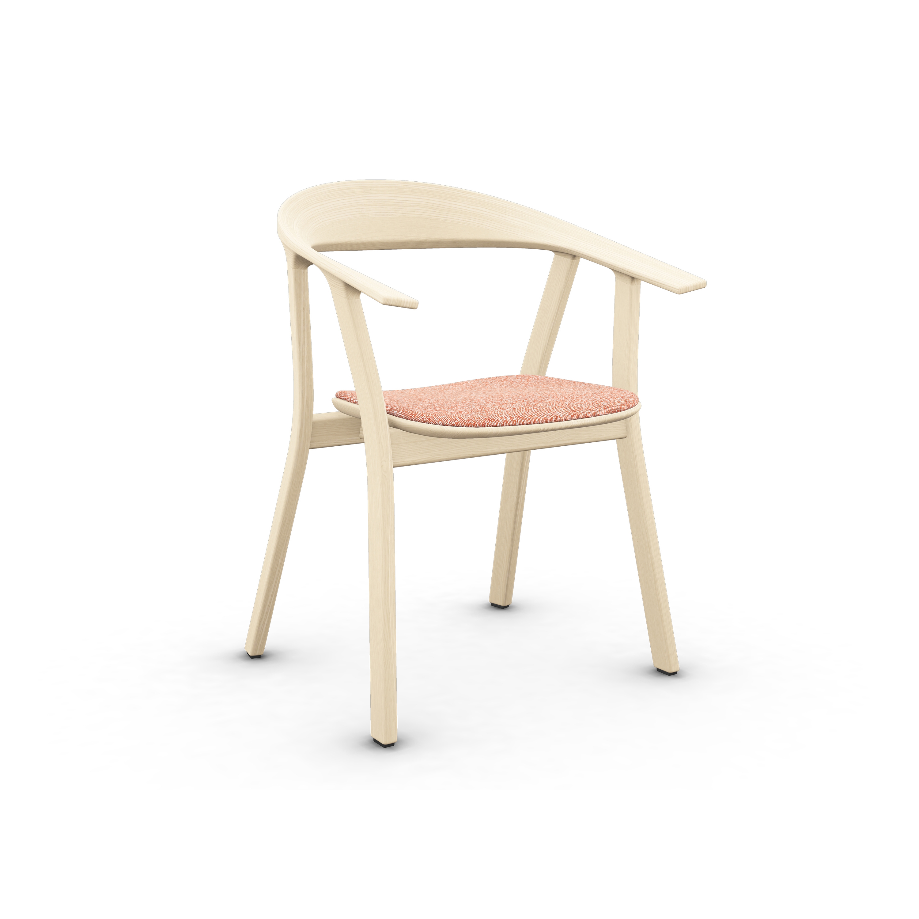 Mostra il prodotto Rhomb Chair With Cushion Ash Nature Upholstery Roccoco del produttore Prostoria