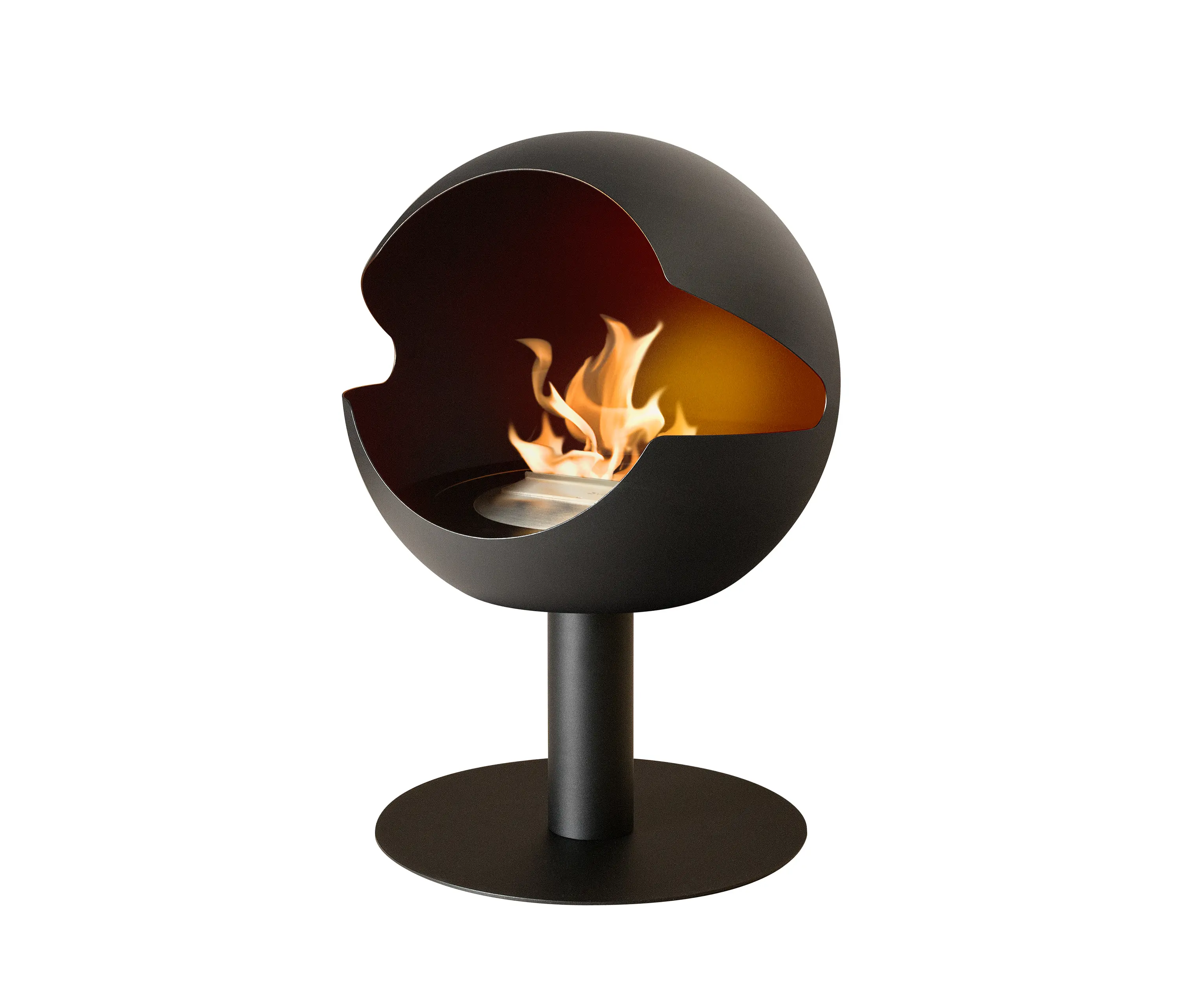 Vauni Fire - Globe stand metal black