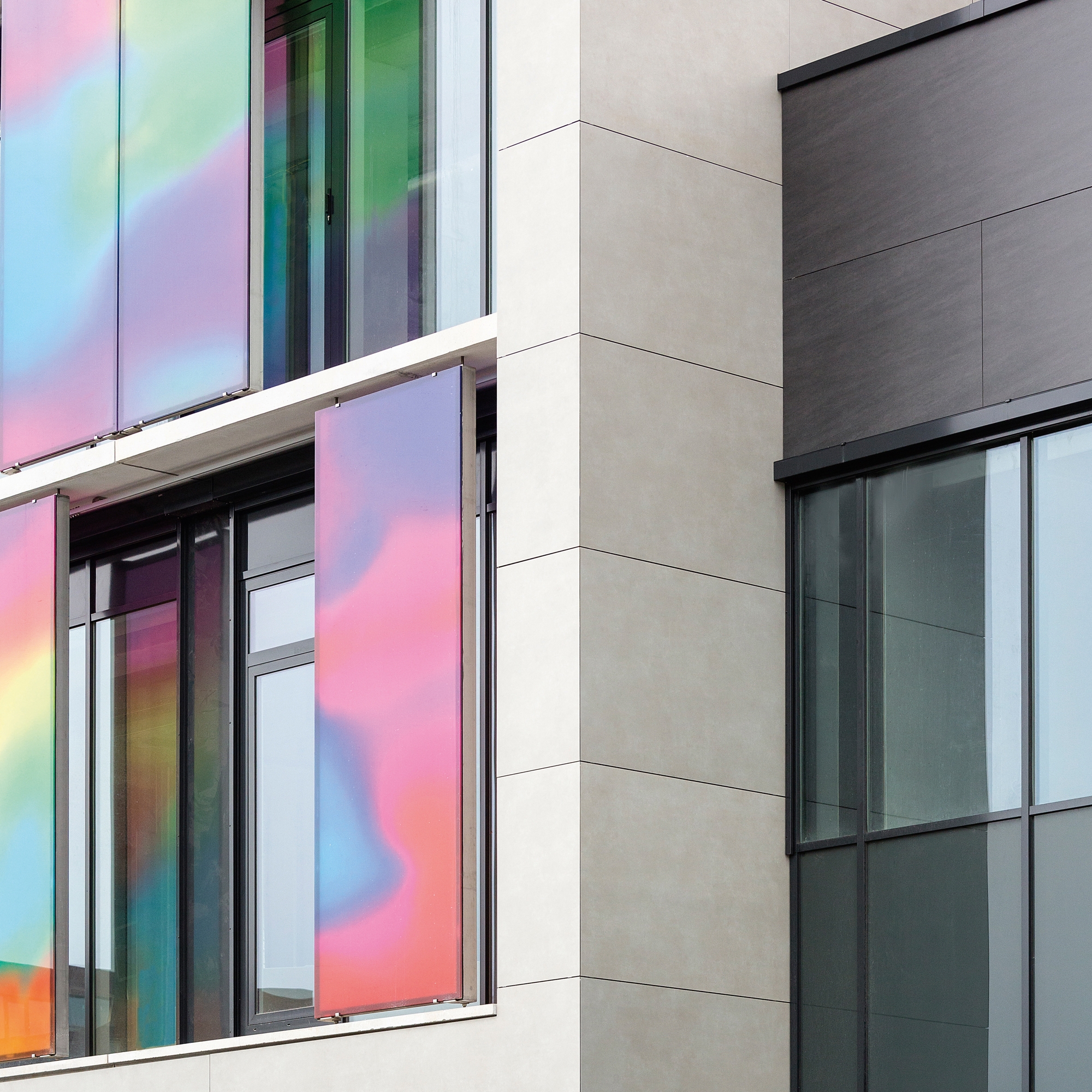 Display product Facade | Fusion Phedra & Basalt Grey from manufacturer Neolith