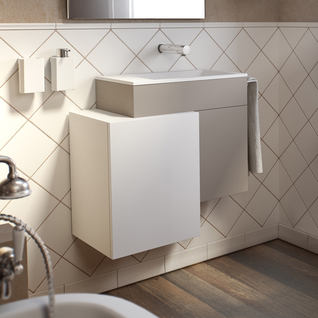 Mostra il prodotto Puzzle 35 door side unit del produttore SONIA