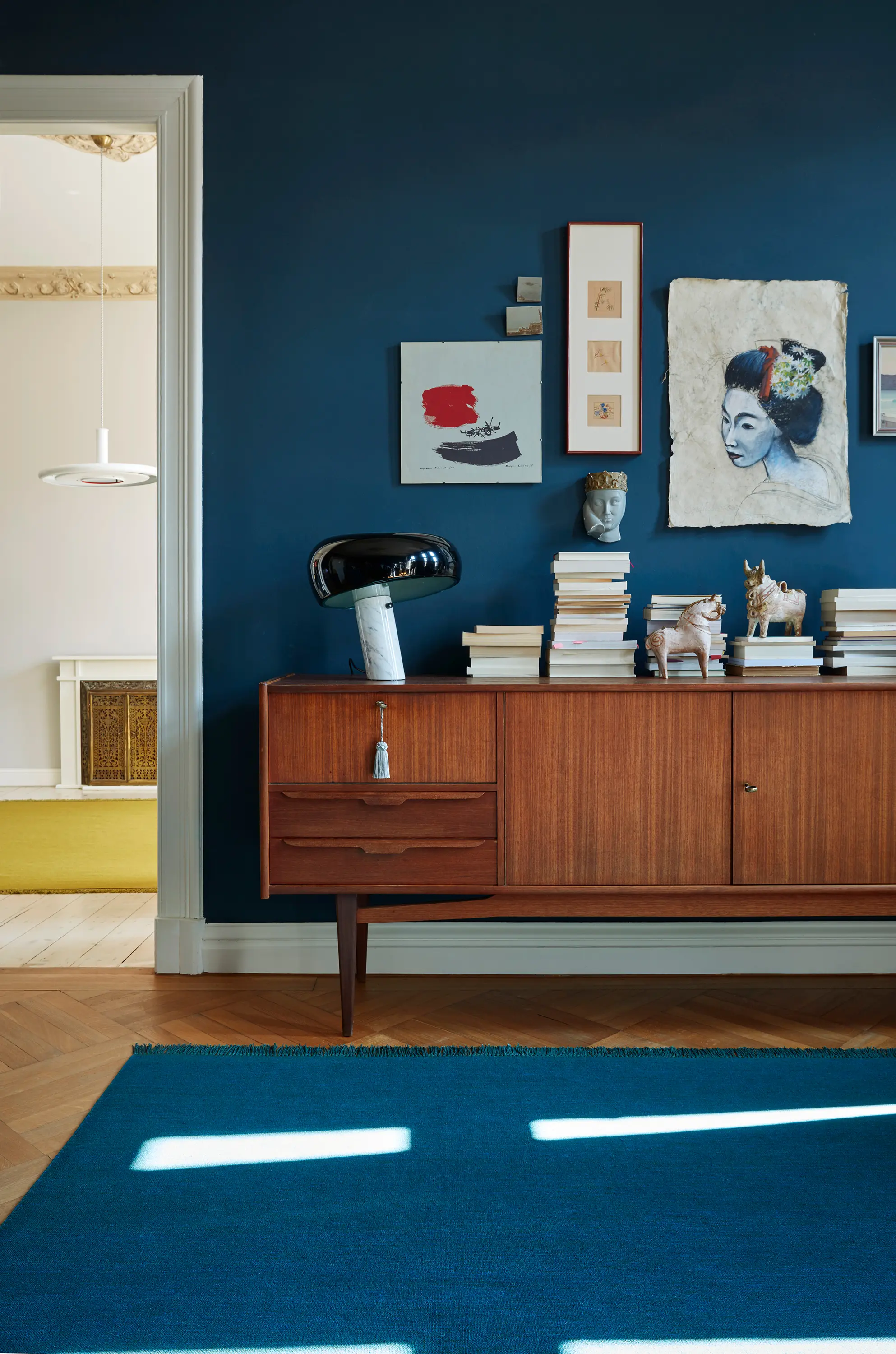 REUBER HENNING - Flatweave - Salt & Pepper Lily of the Valley