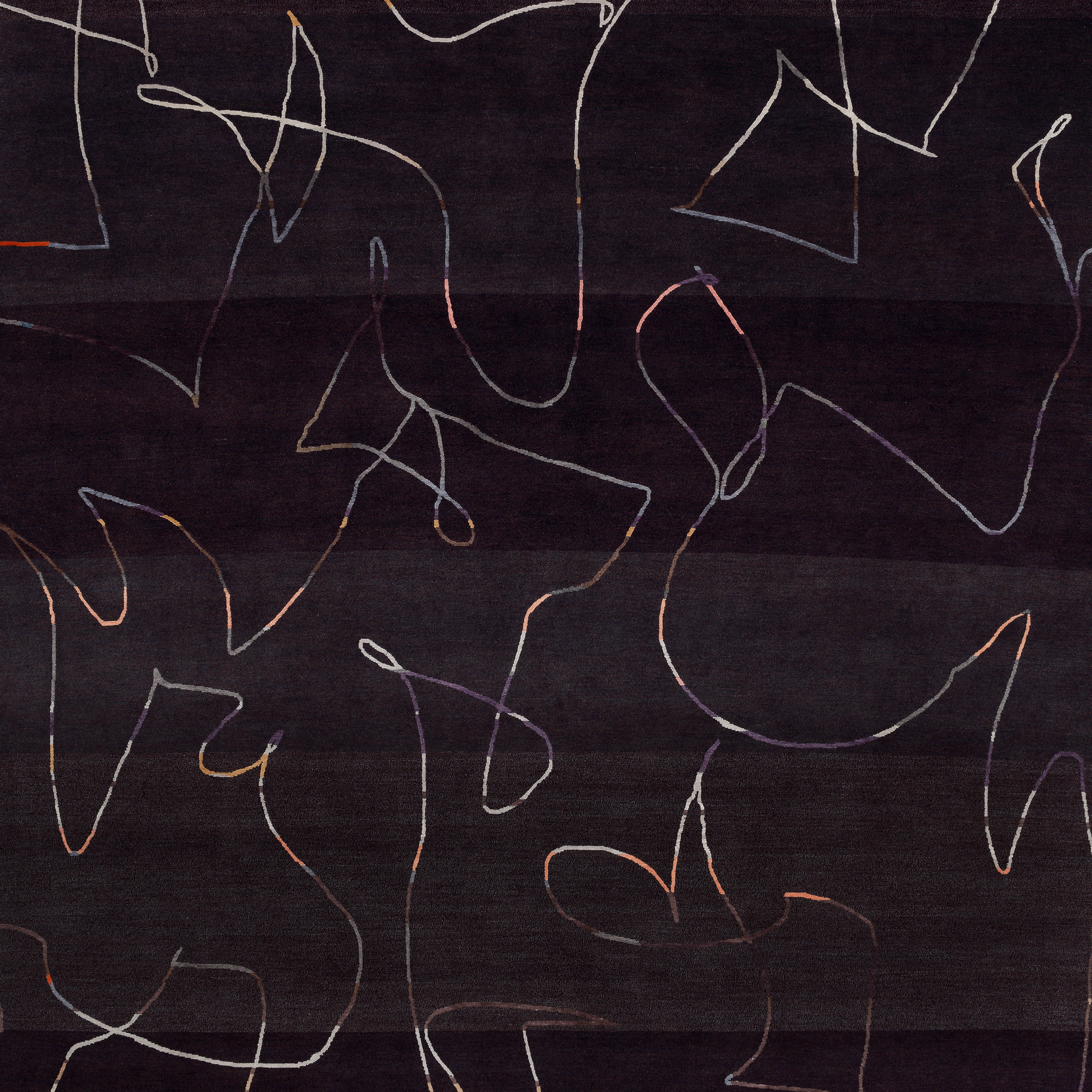 4-Minute Rug - Scribble chocolate