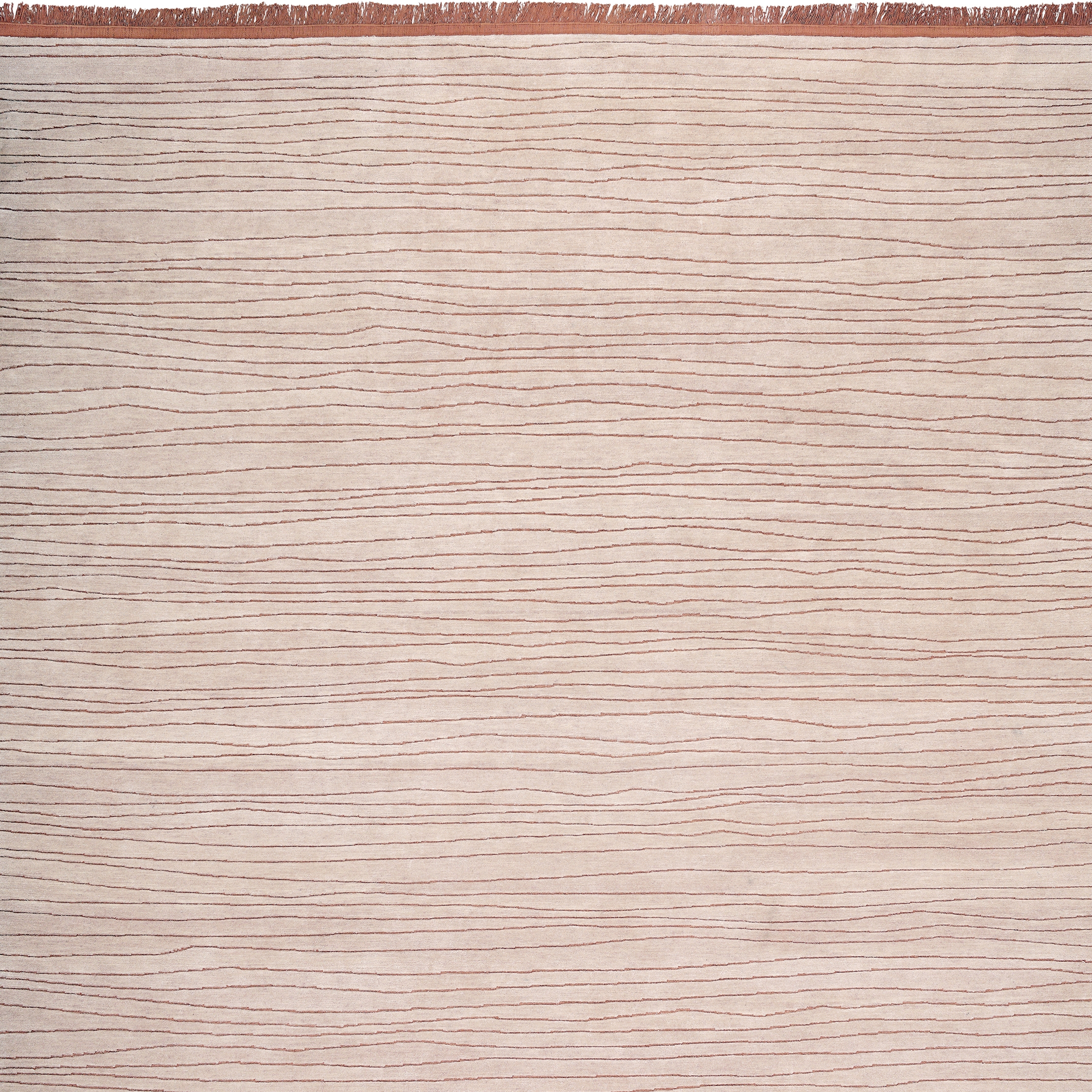 Shibori - Stripes Silk grey