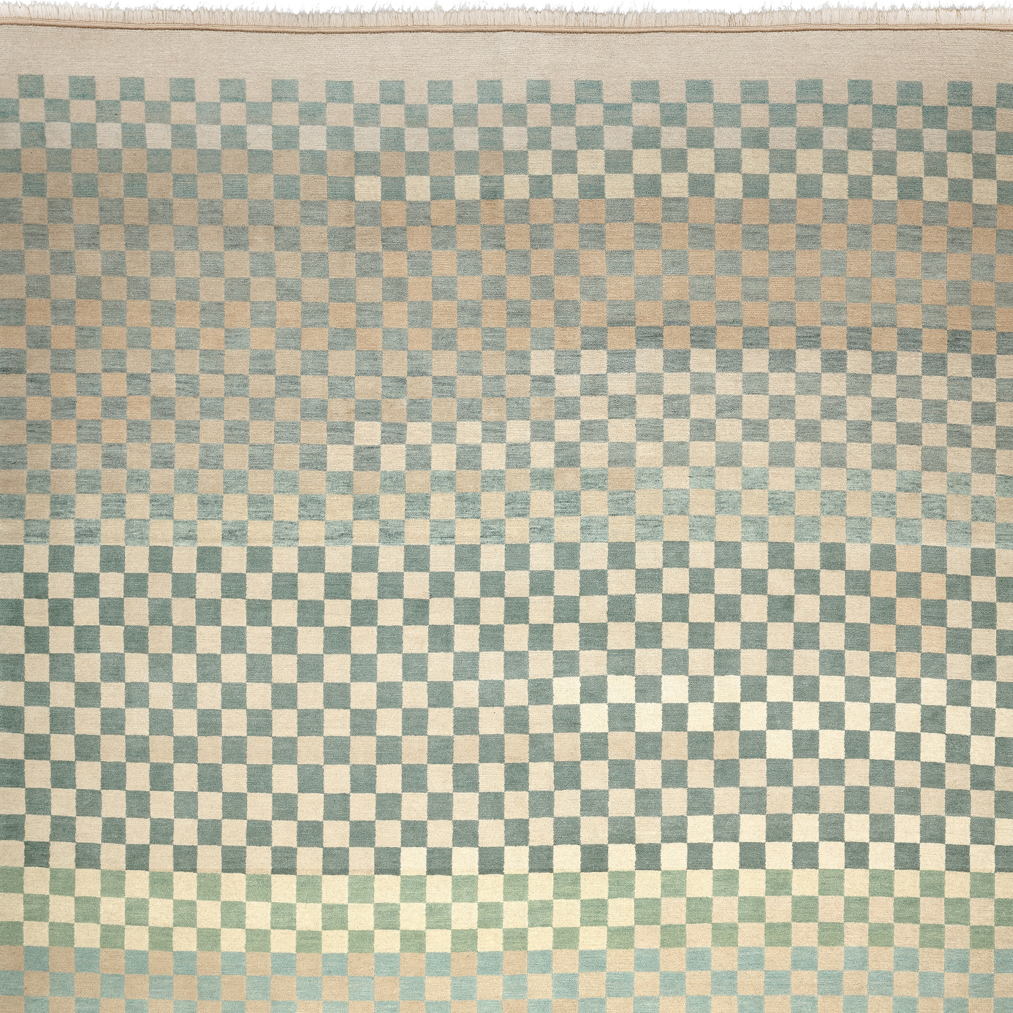 Traditional - Carré bleu clair