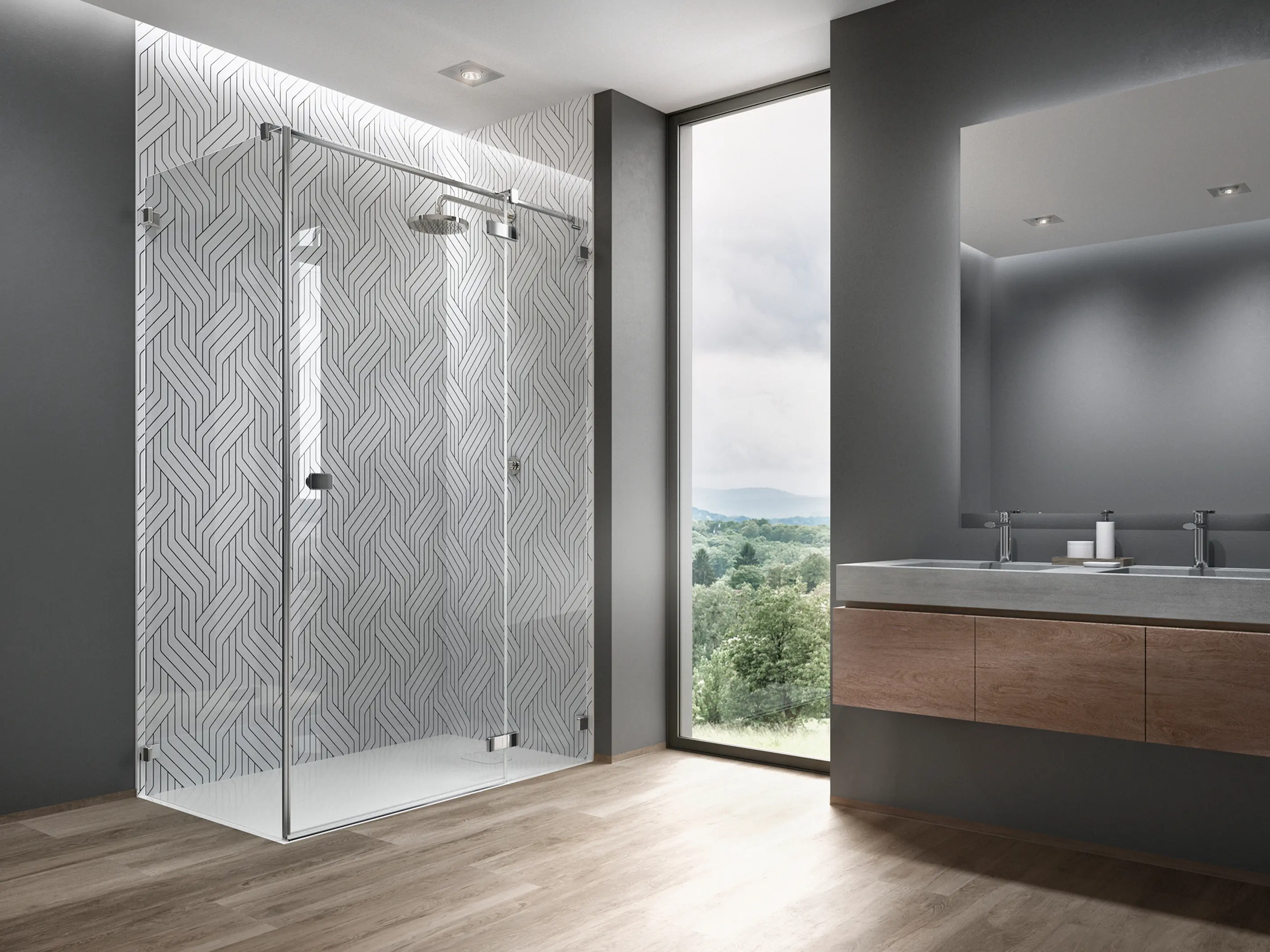 Duscholux AG - Collection 3C Swing door