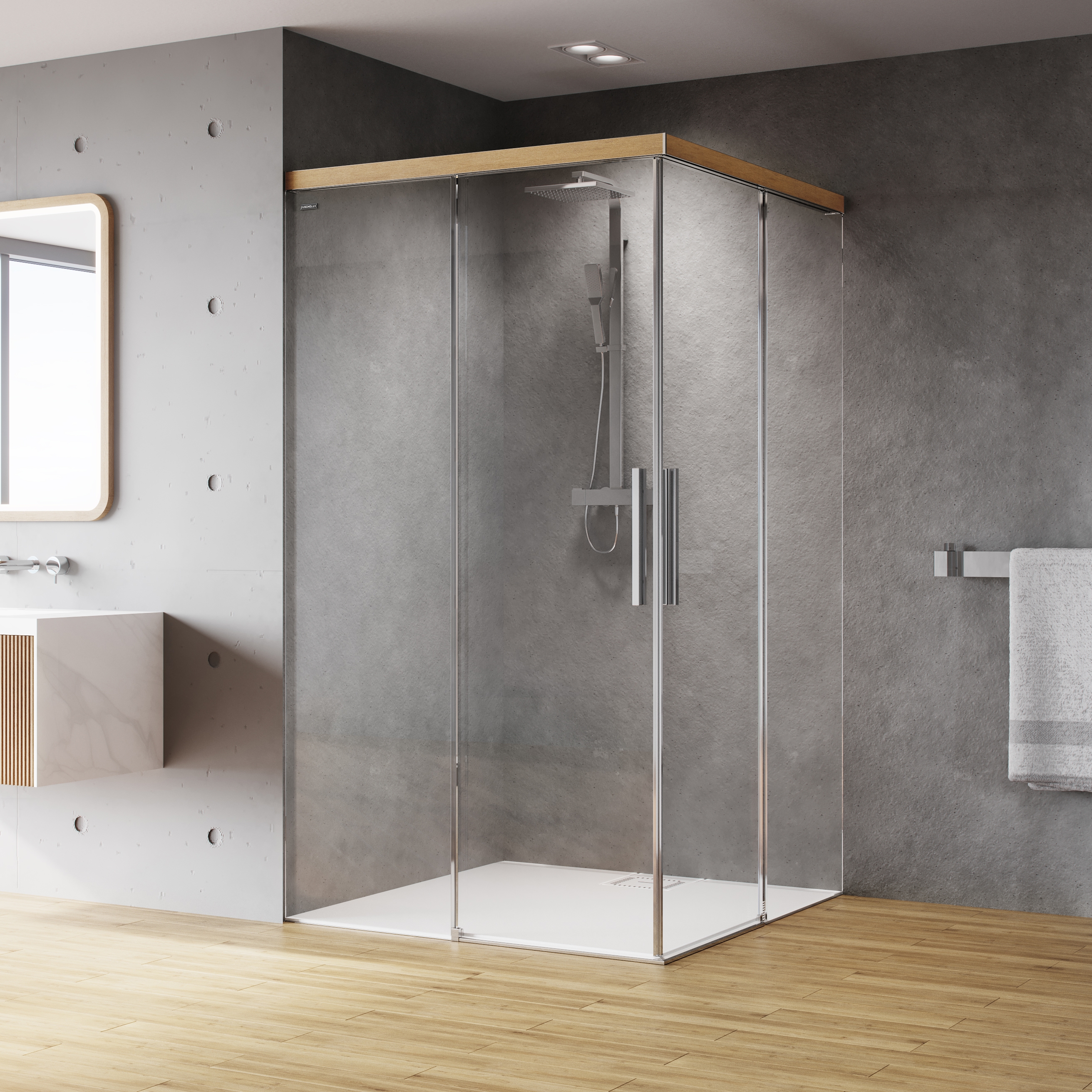 Display product Viva Sliding Door from manufacturer Duscholux AG