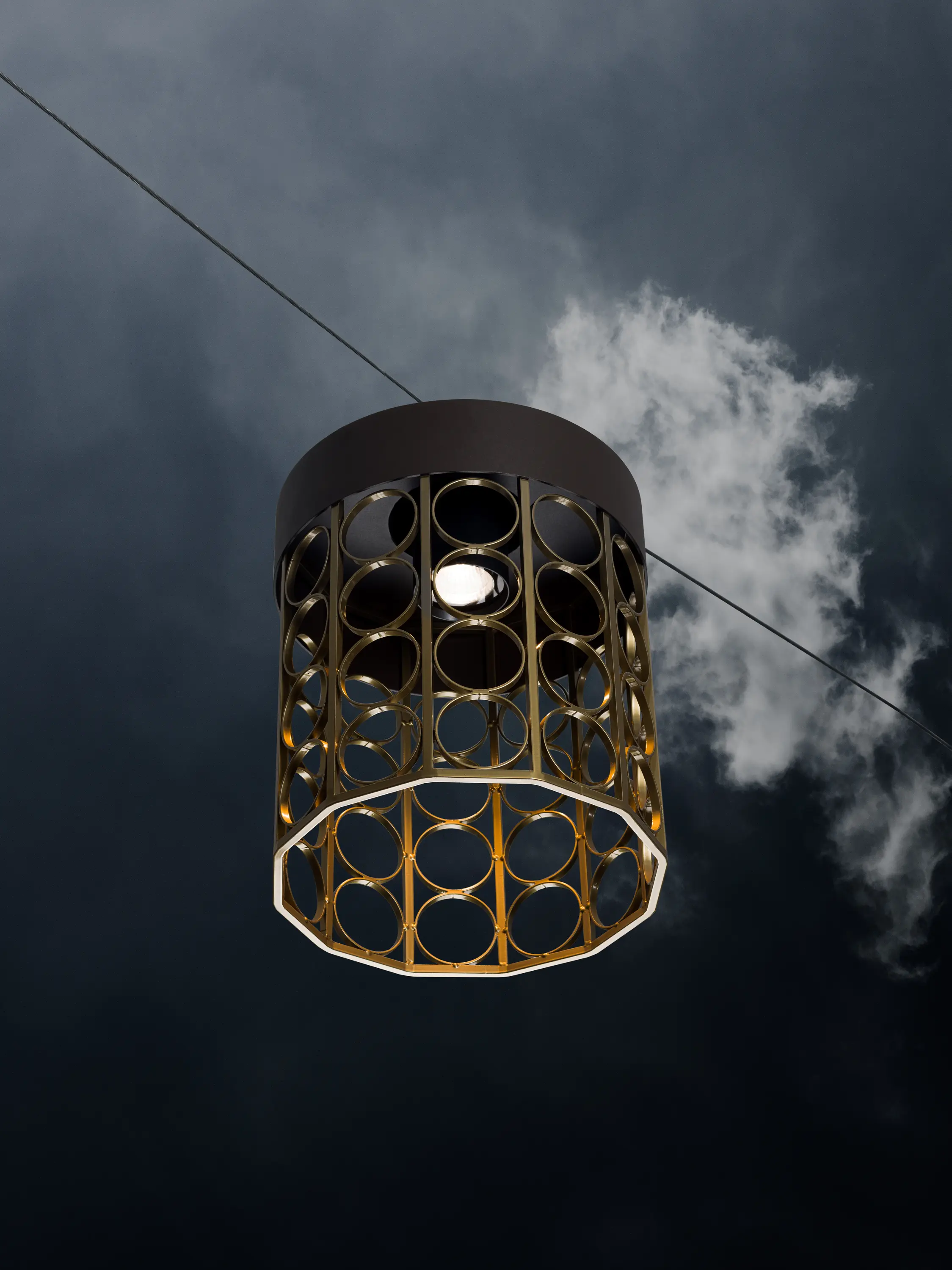Blond Belysning - Kristinehamn Catenary Galvanized