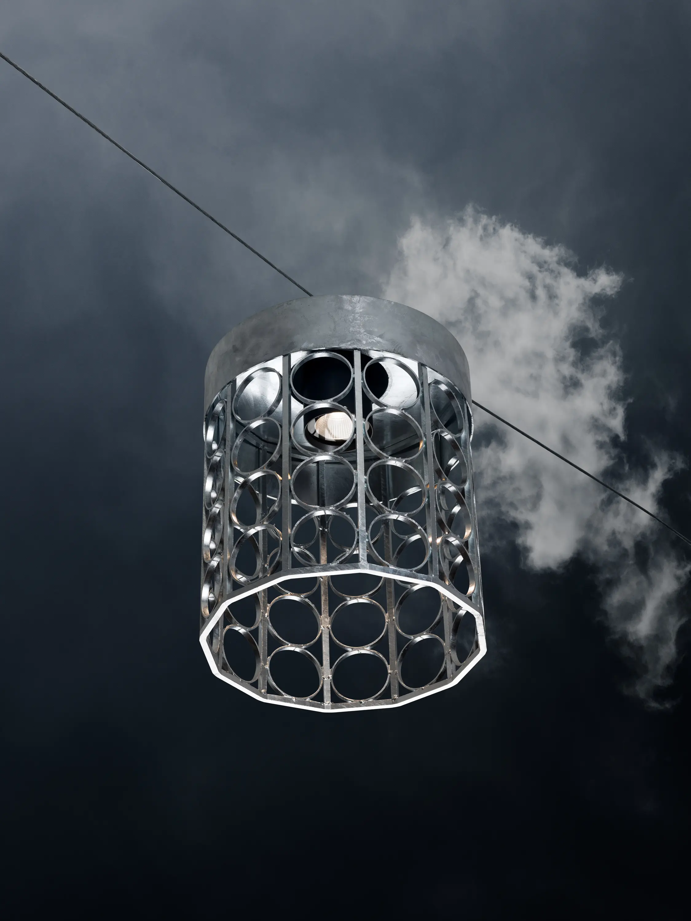 Blond Belysning - Kristinehamn Catenary Galvanized