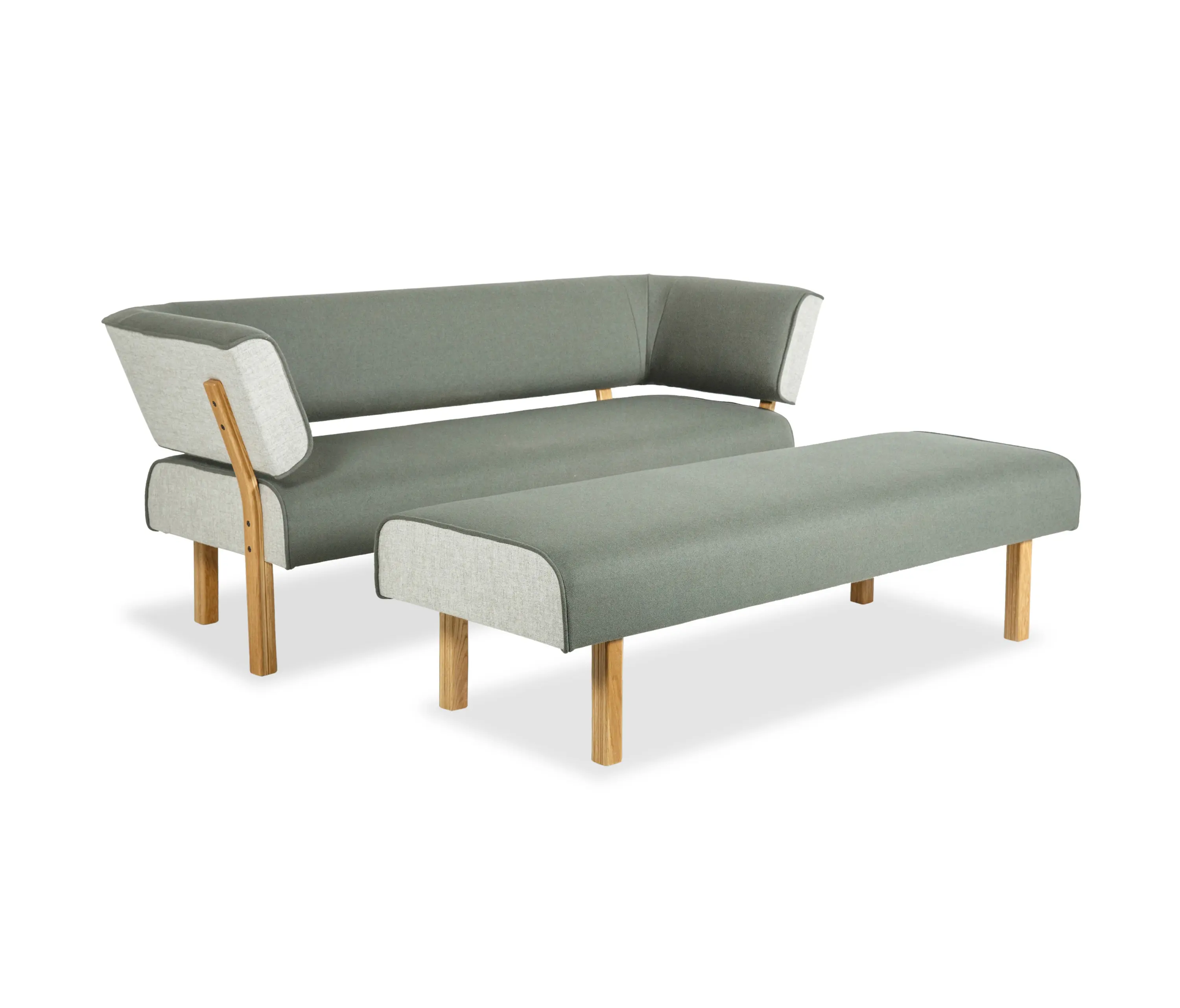 VAD AS - Lean 2-seater with both armrests