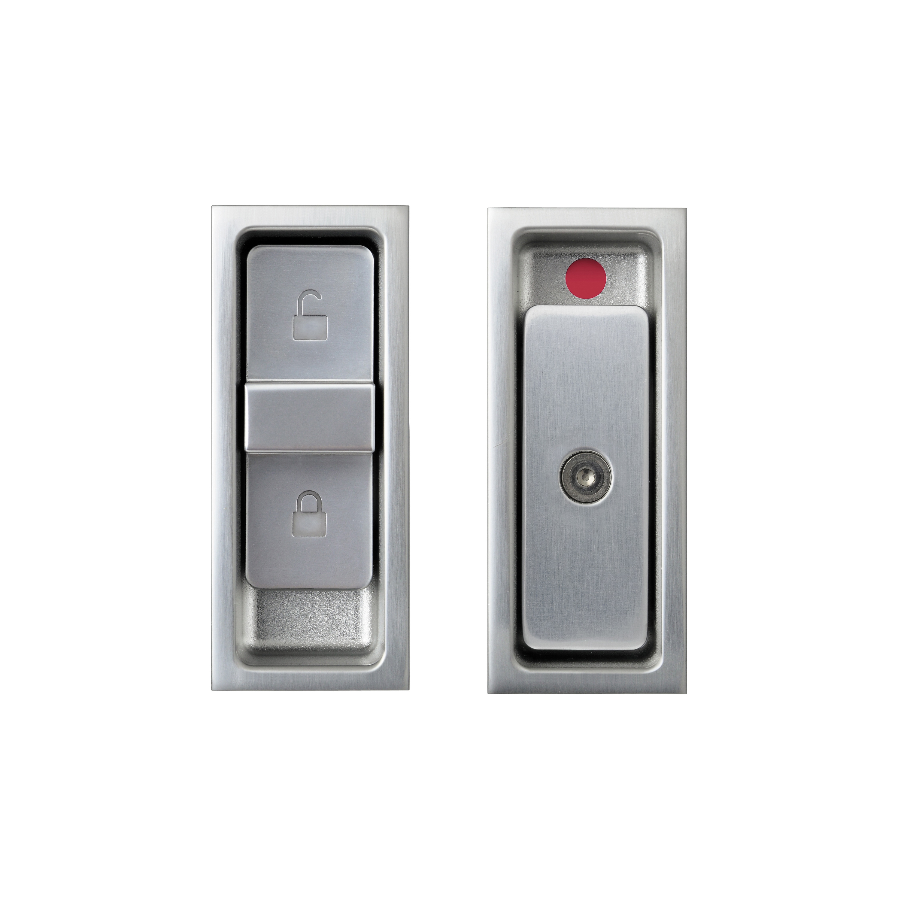 Mostra il prodotto Agaho S-line Sliding Door Lock Set 427L del produttore WEST inx