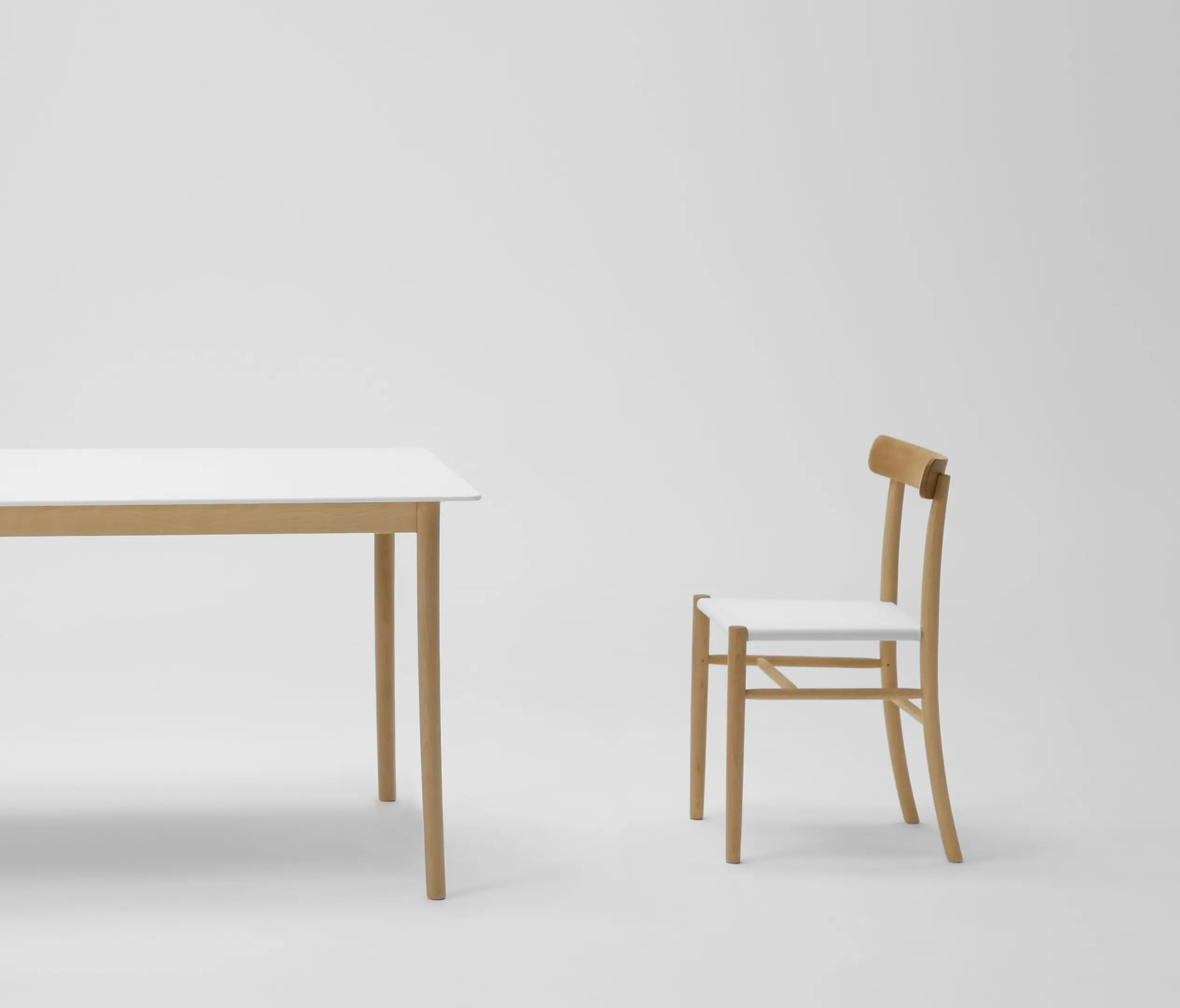 MARUNI - Lightwood Chair (Mesh seat)