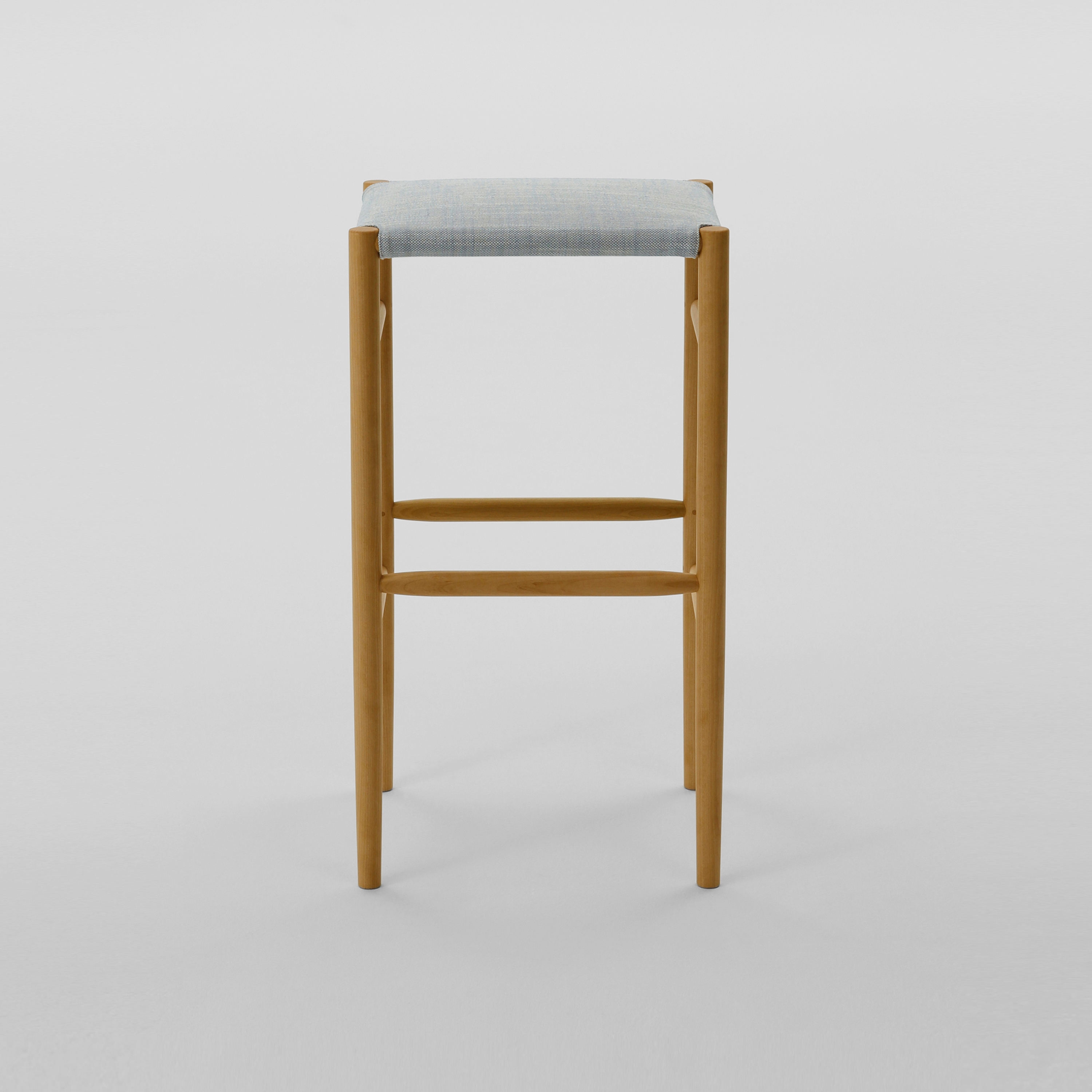 Mostra il prodotto Lightwood Stool High (Cushioned) del produttore MARUNI