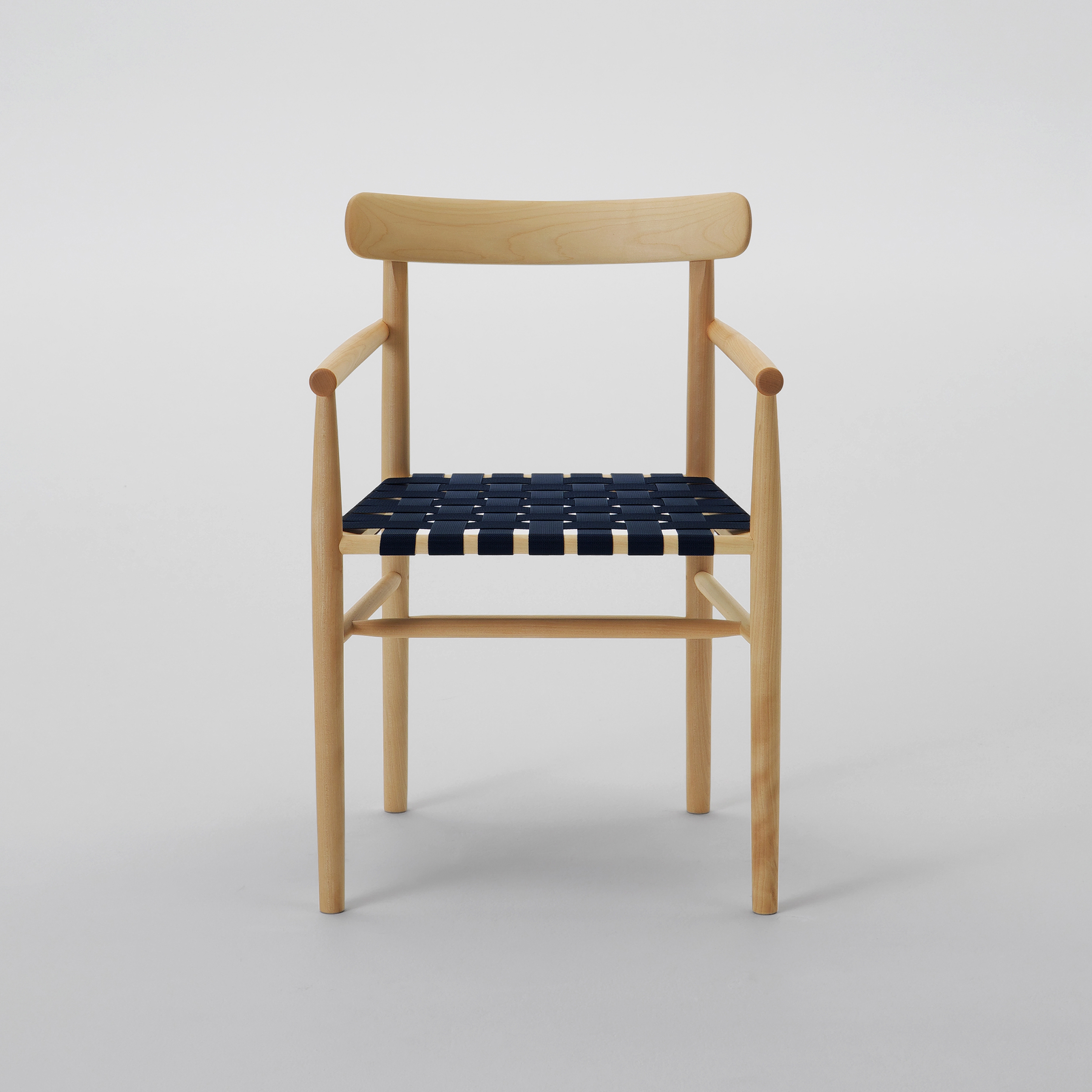 Display product Lightwood Arm Chair (Webbing Seat) from manufacturer MARUNI