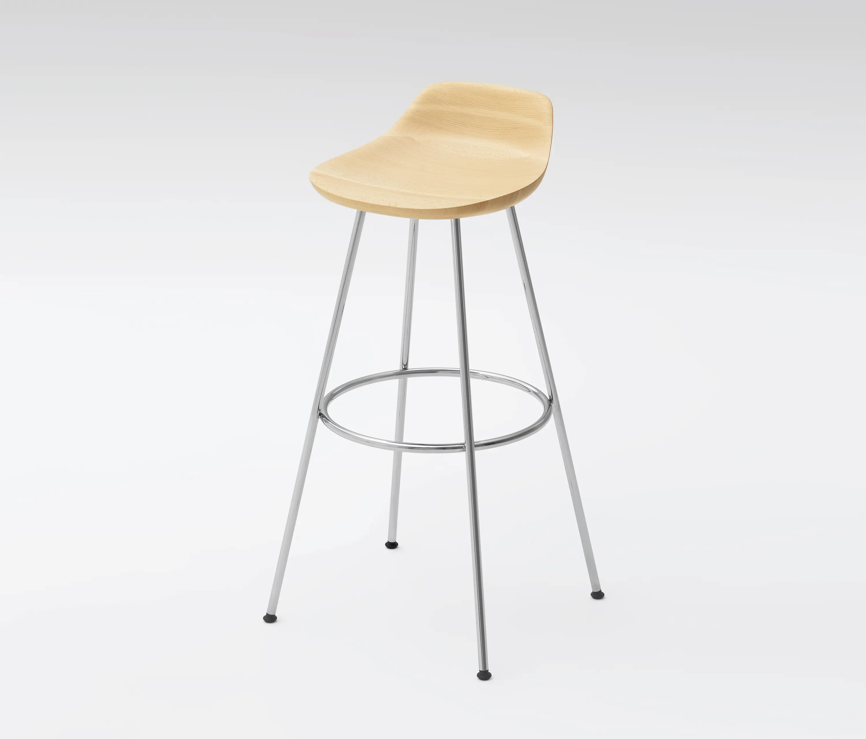 MARUNI - Hiroshima Stool High (Wooden seat)