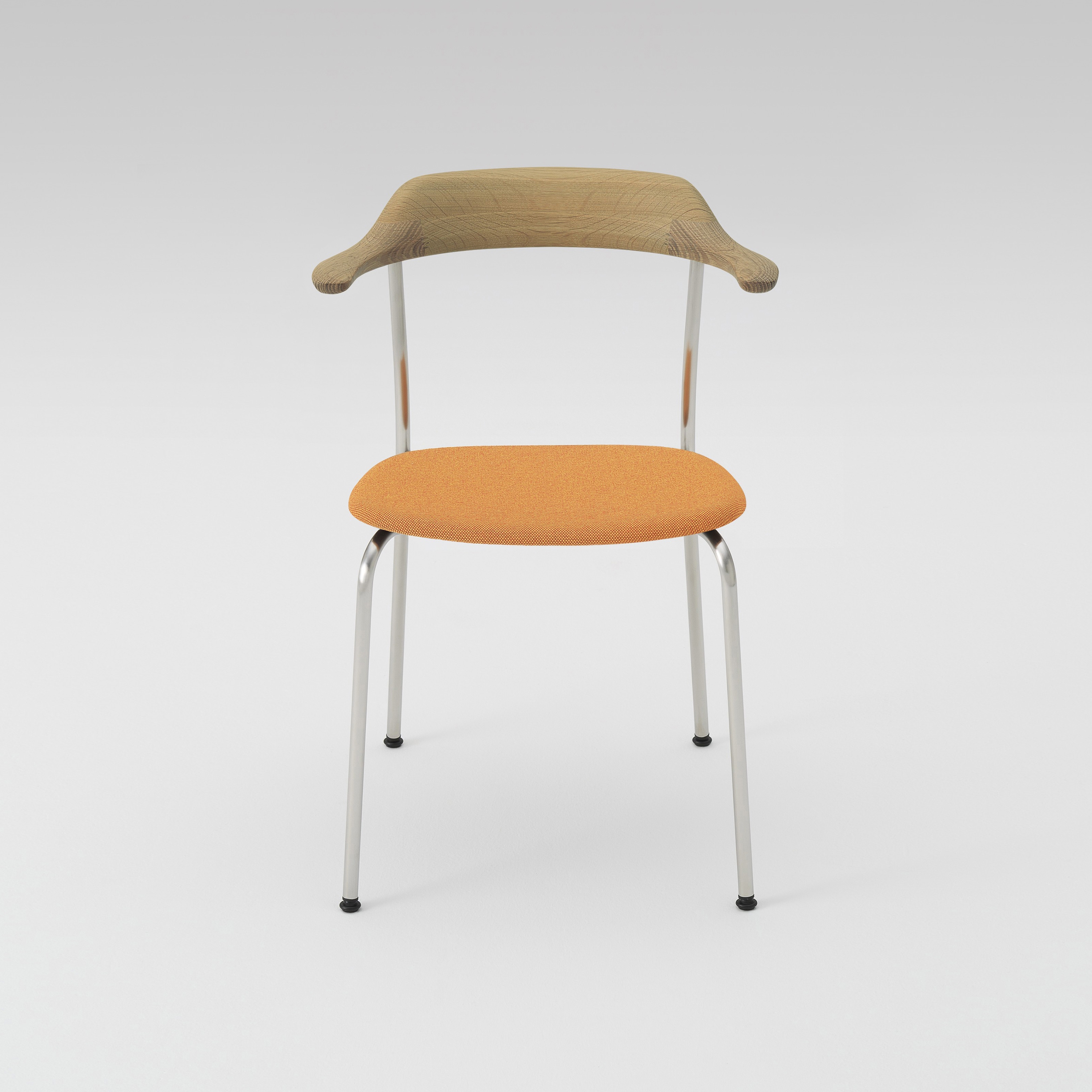 Display product Hiroshima Arm chair stackable (Cushioned) from manufacturer MARUNI