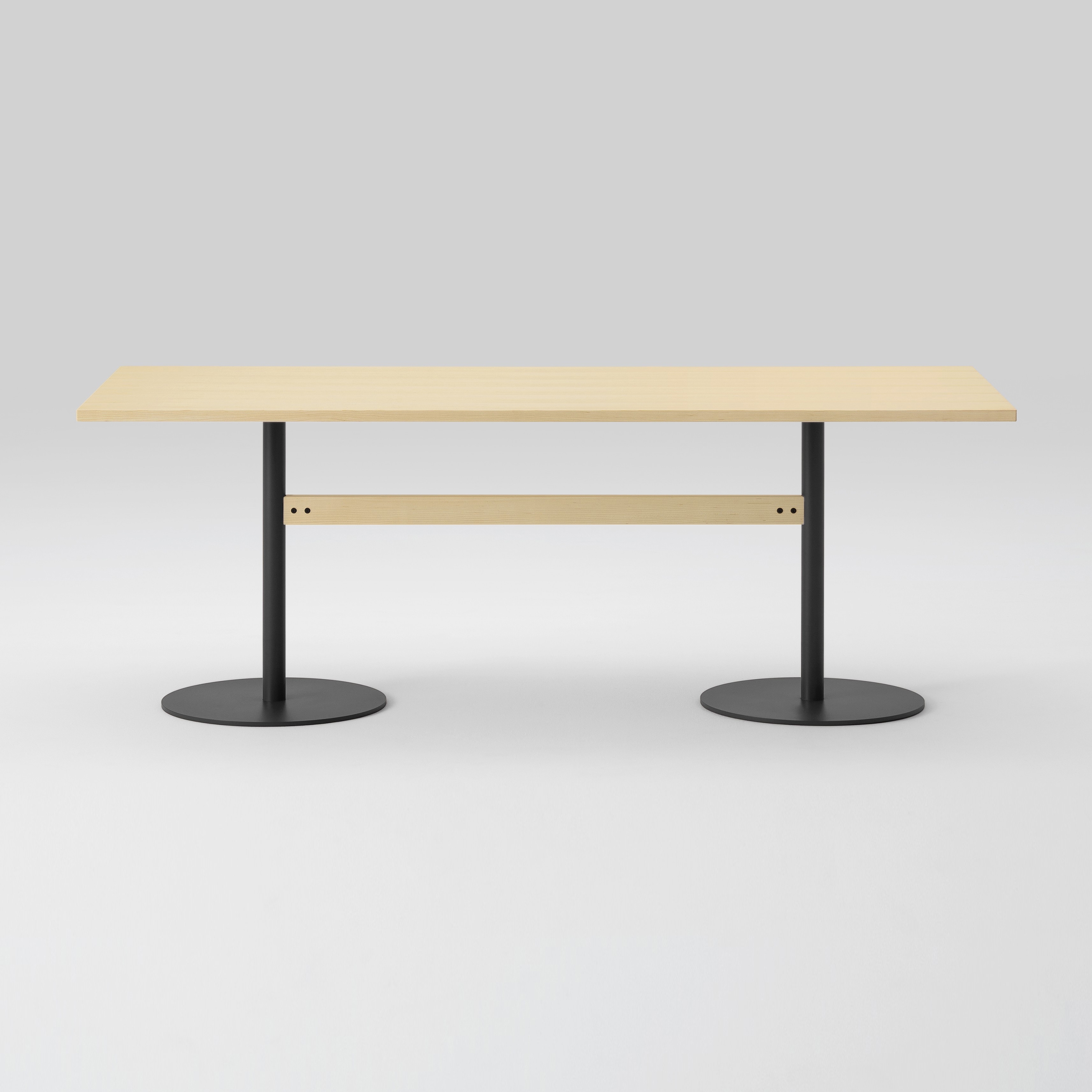 Display product T&O Table 240
 (Rectangular/veneer top・solid wood top） from manufacturer MARUNI