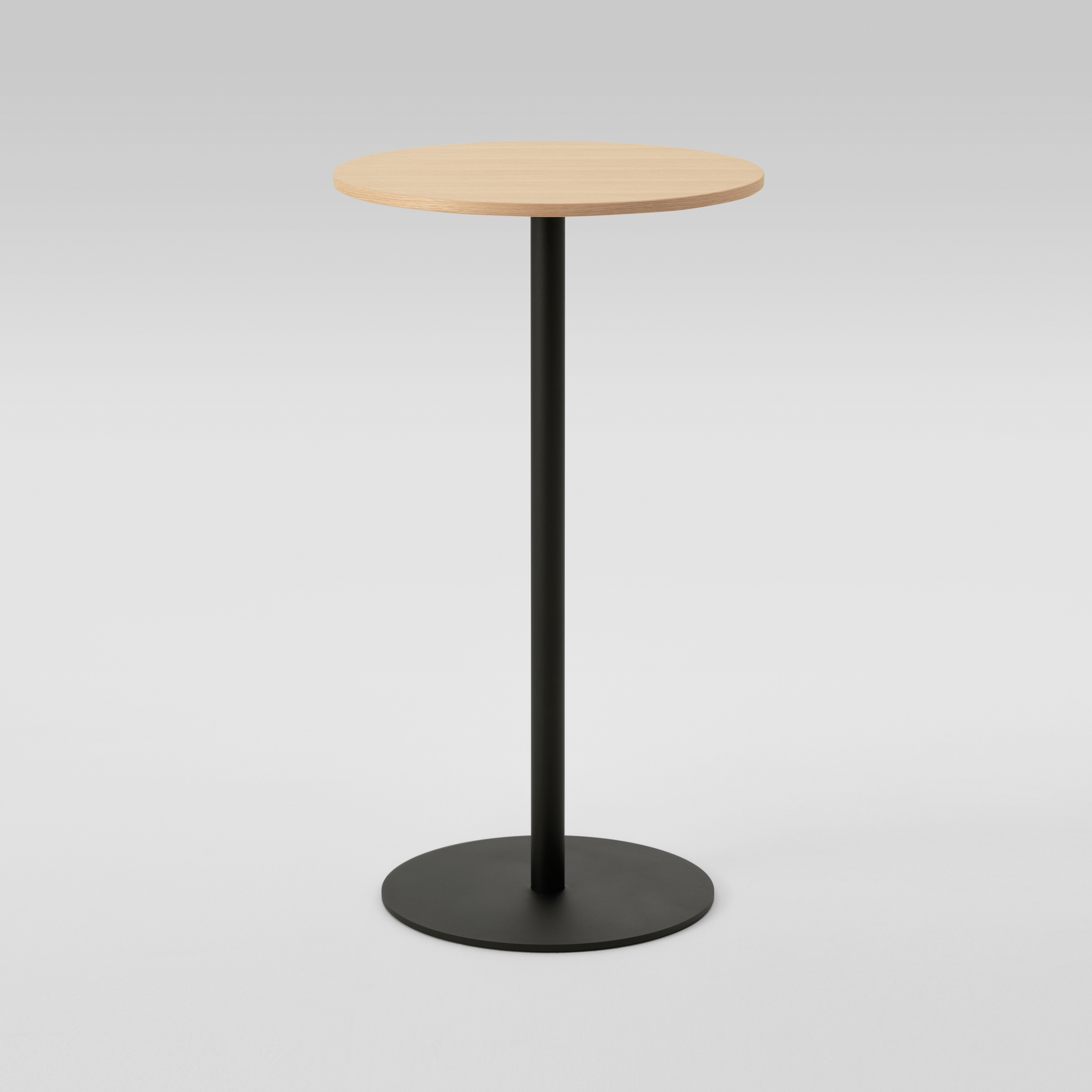 Display product T&O Round bar table 63
 (veneer top） from manufacturer MARUNI