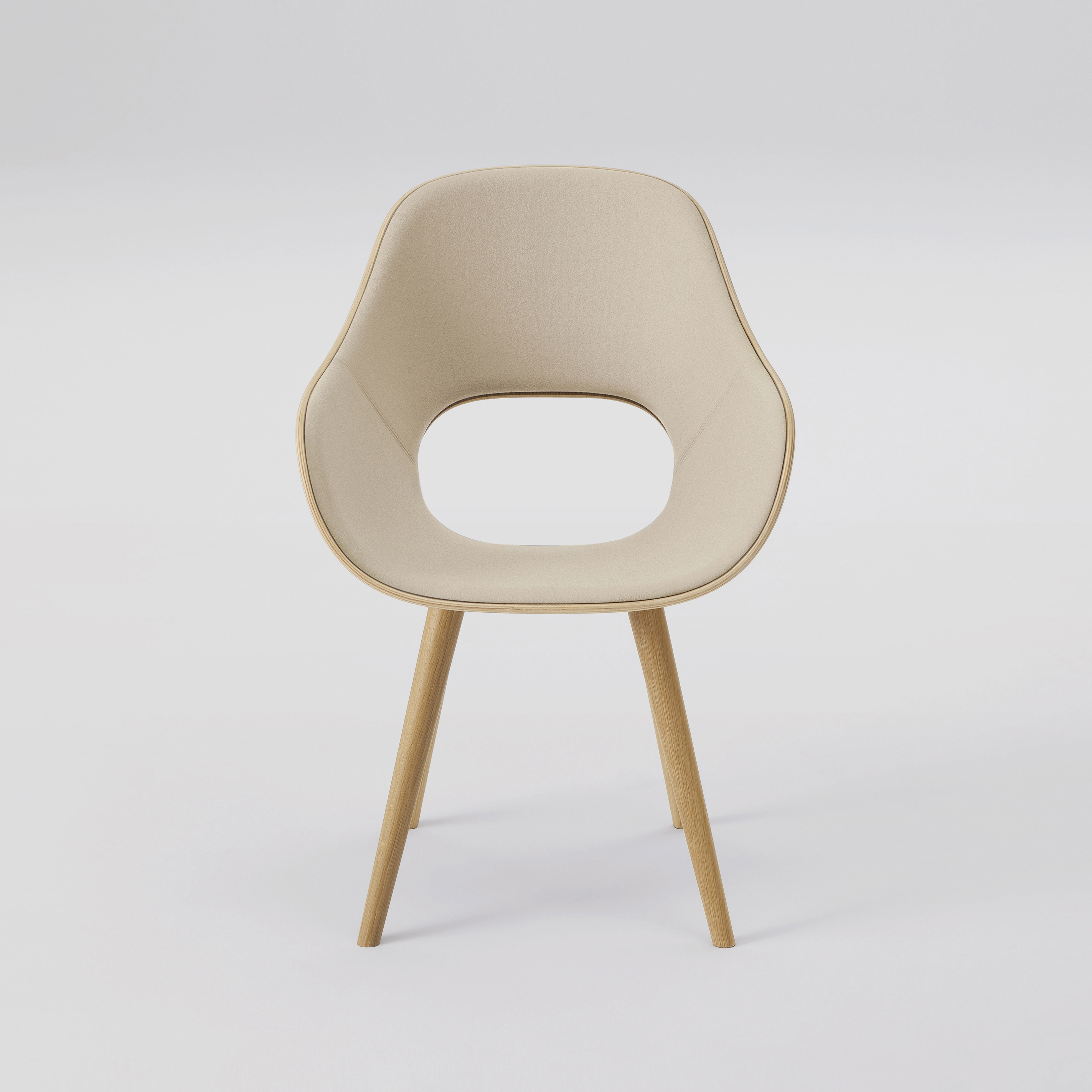 Display product Roundish Arm chair (cushioned) from manufacturer MARUNI