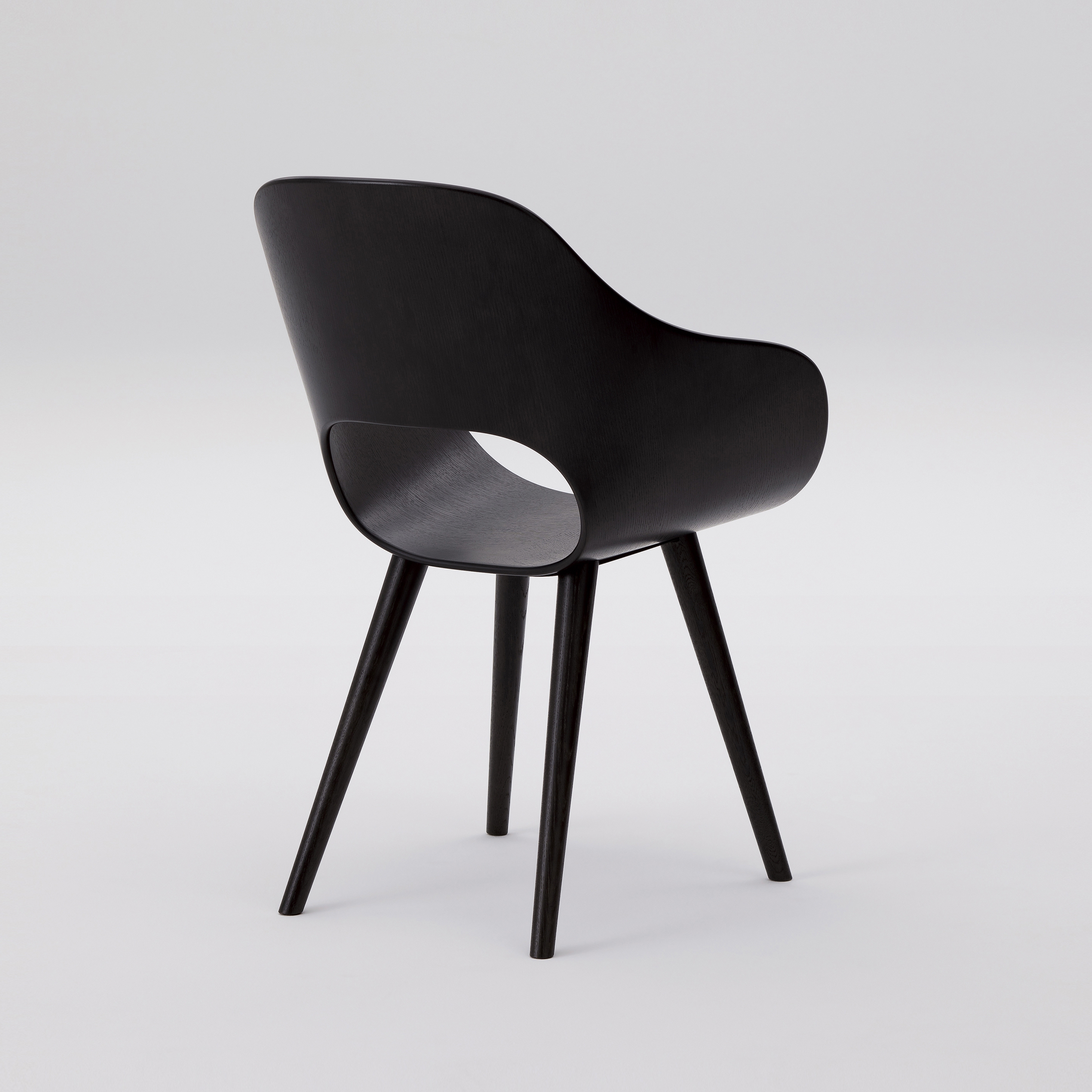 Produkt Roundish Armchair (wooden seat) des Herstellers MARUNI anzeigen