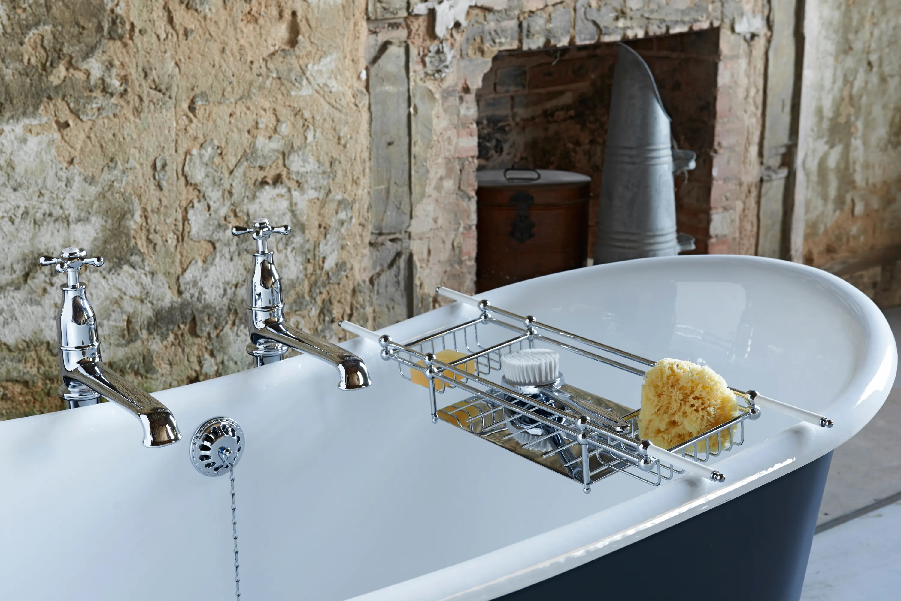 Drummonds - Classic long spout bath taps